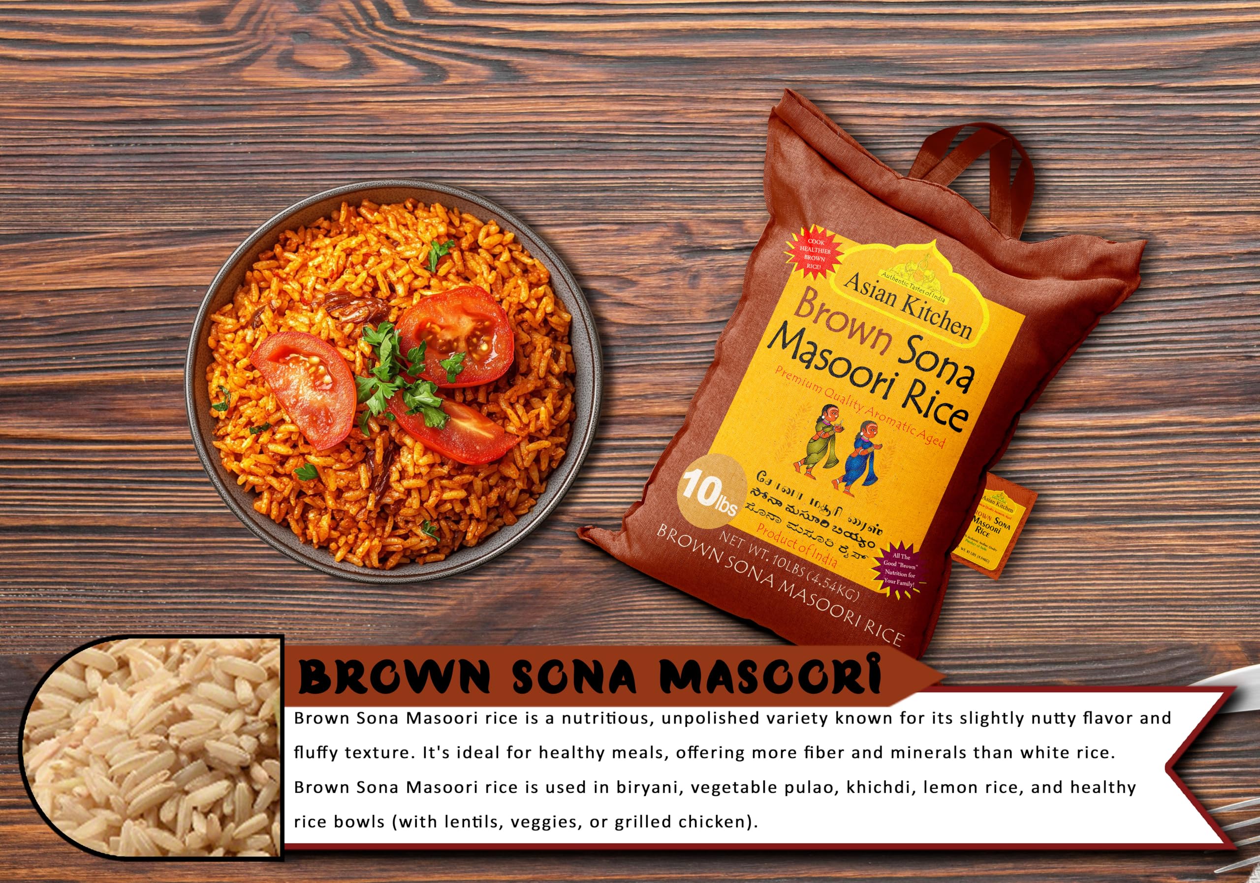 Asian Kitchen Rice Aged {9 Sizes Available} - Image 58