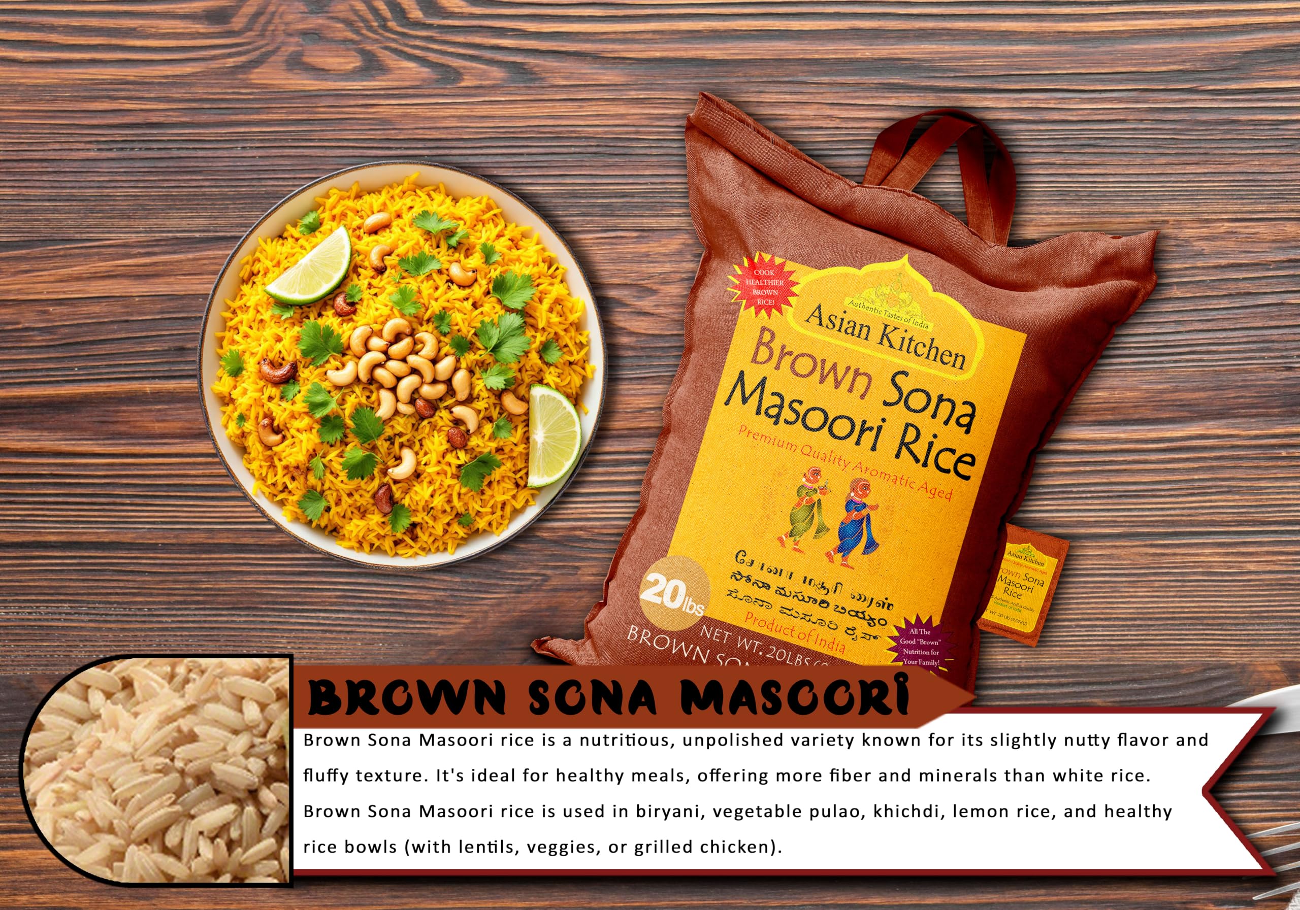 Asian Kitchen Rice Aged {9 Sizes Available} - Image 65