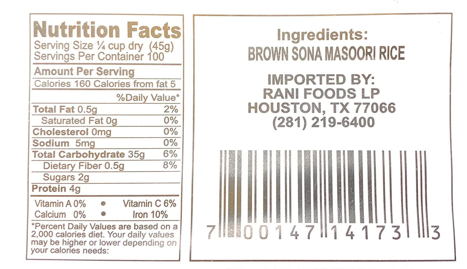 Asian Kitchen Brown Sona Masoori Aged Rice 4lbs (1.81kg) Short Grain Rice ~ All Natural | Gluten Friendly | Vegan | Indian Origin | Export Quality - Image 8