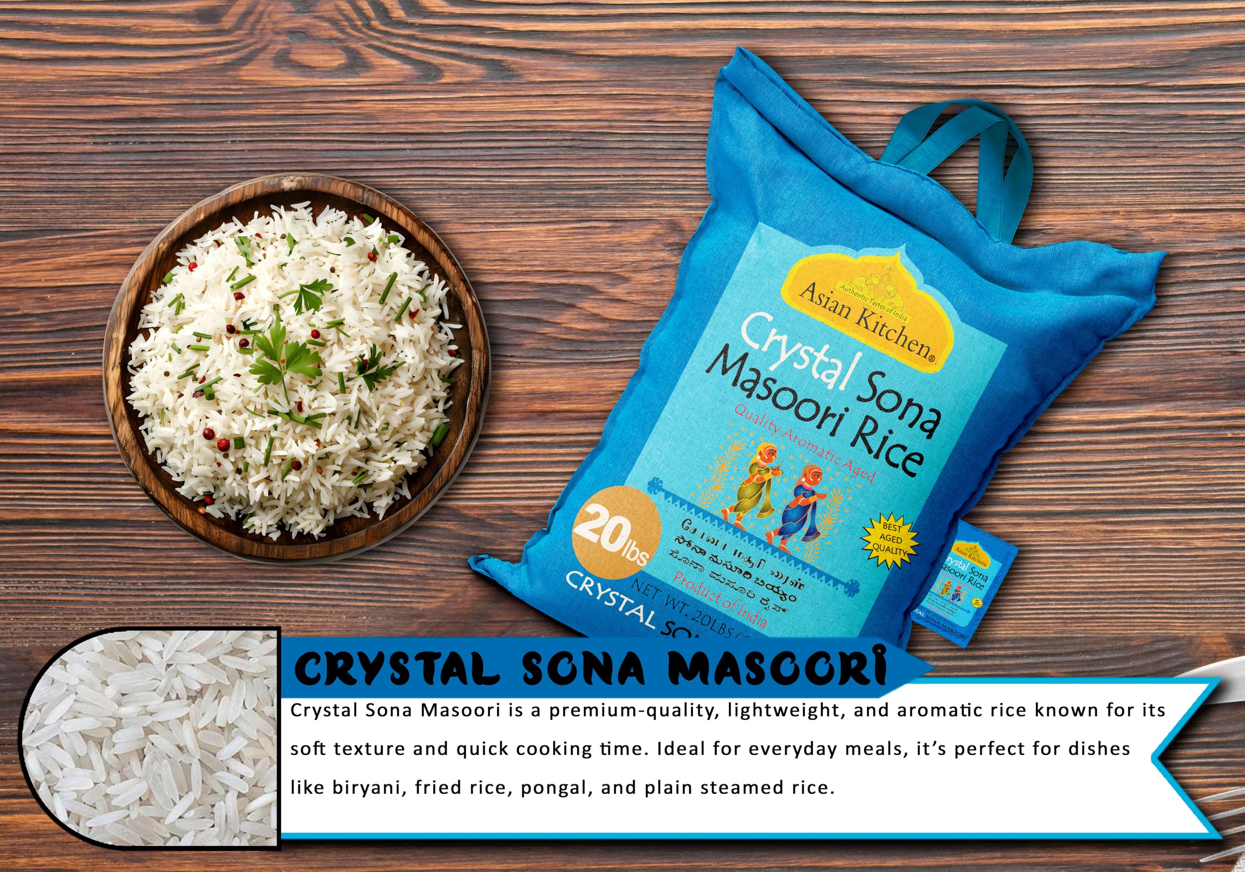 Asian Kitchen Rice Aged {9 Sizes Available} - Image 43