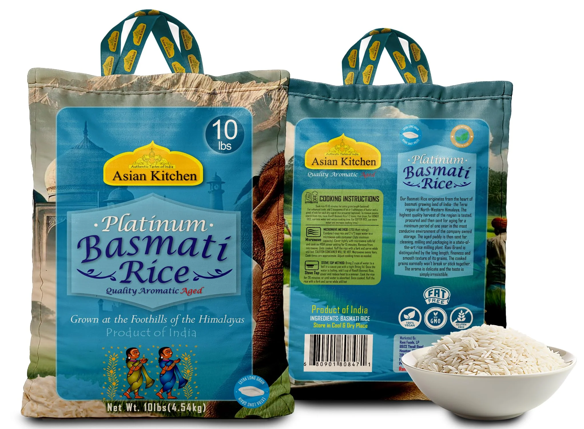 Asian Kitchen Platinum Basmati Rice Aged 24 months {4 Sizes Available} - Image 17