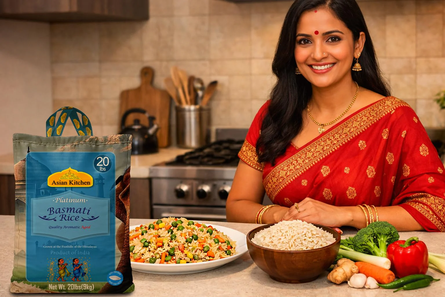 Asian Kitchen Platinum Basmati Rice Aged 24 months {4 Sizes Available} - Image 25