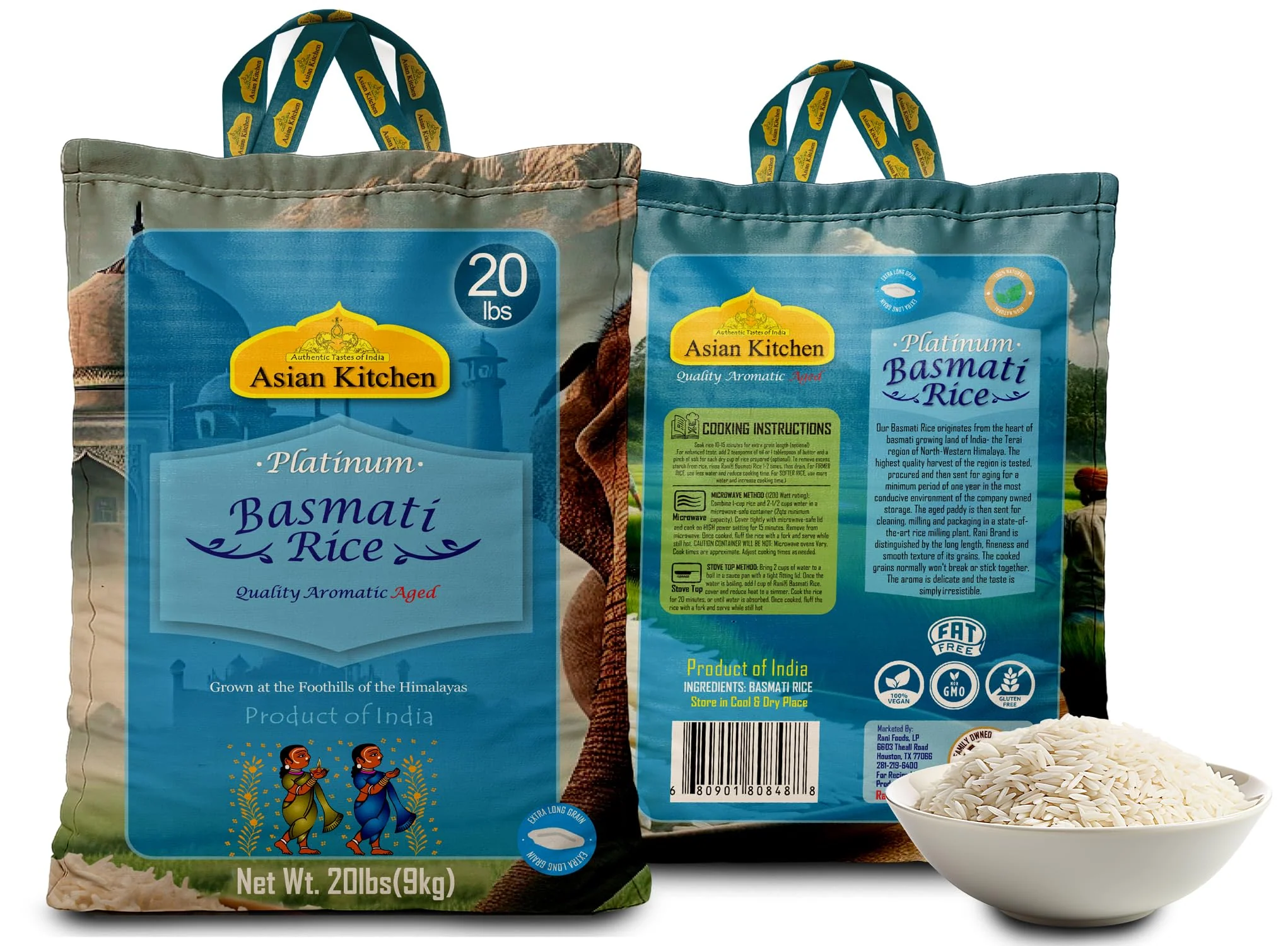 Asian Kitchen Platinum Basmati Rice Aged 24 months {4 Sizes Available} - Image 27