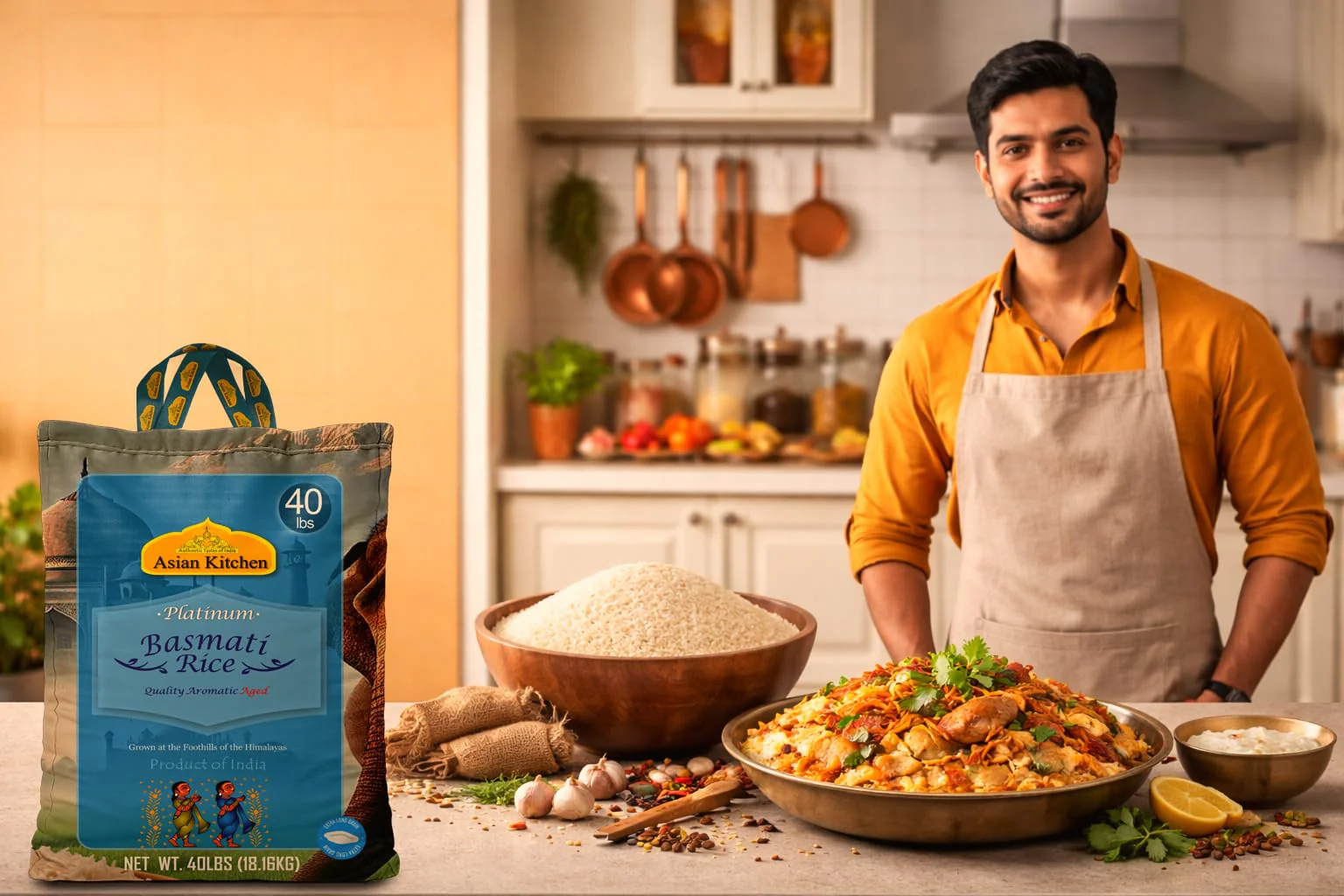 Asian Kitchen Platinum Basmati Rice Aged 24 months {4 Sizes Available} - Image 35