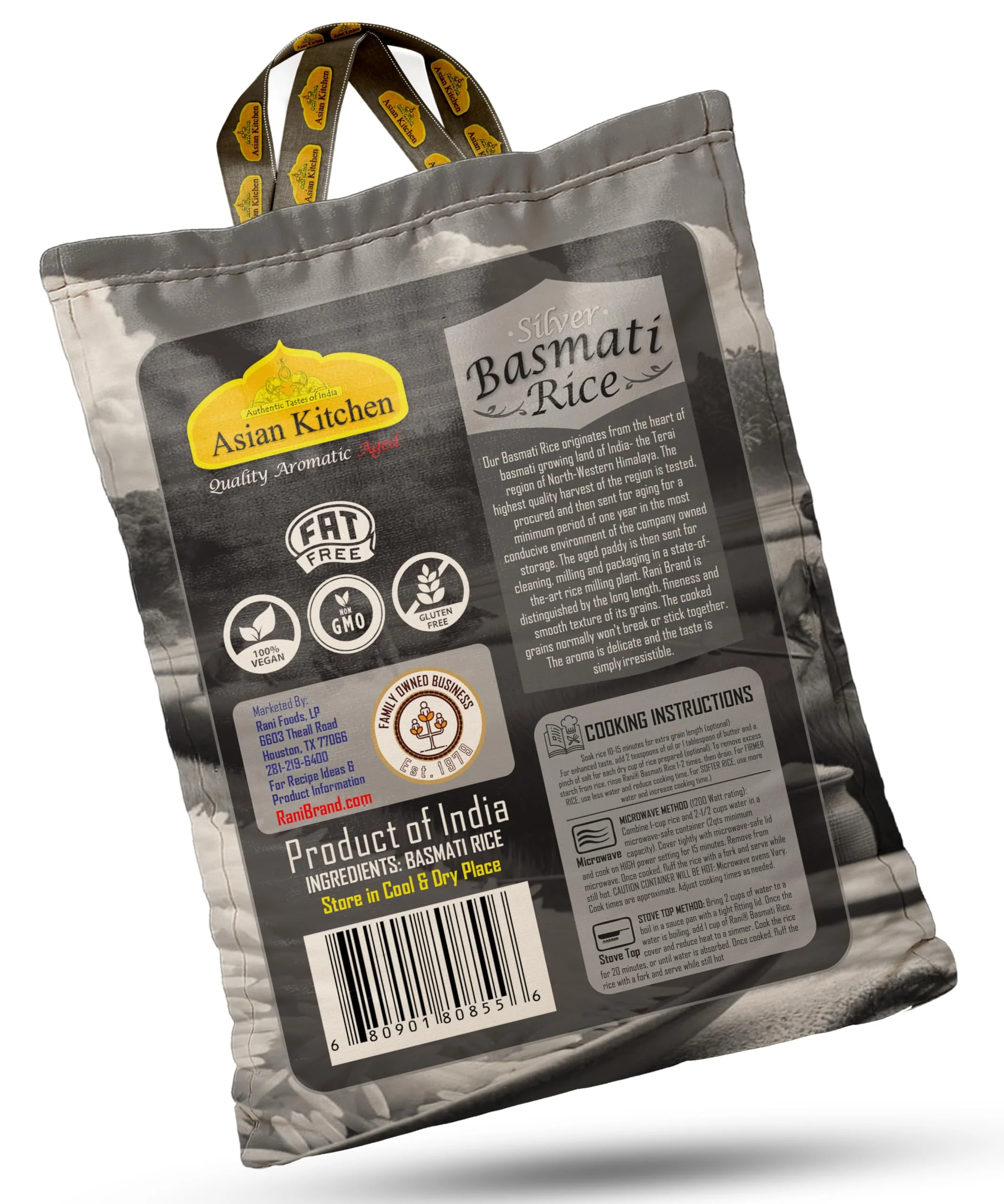 Asian Kitchen Silver White Basmati Rice Aged 18 months {4 Sizes Available} - Image 28