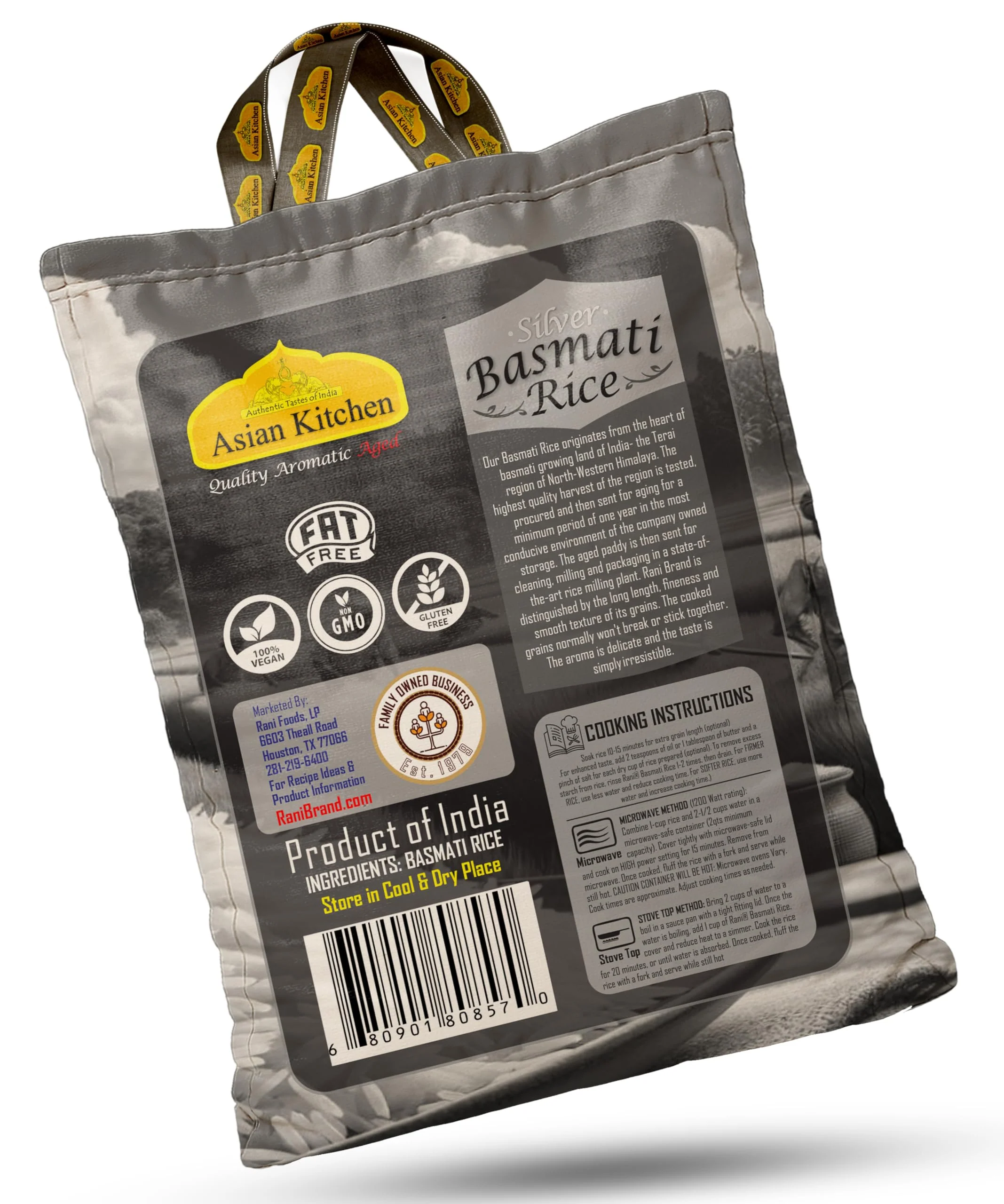 Asian Kitchen Silver White Basmati Rice Aged 18 months {4 Sizes Available} - Image 9