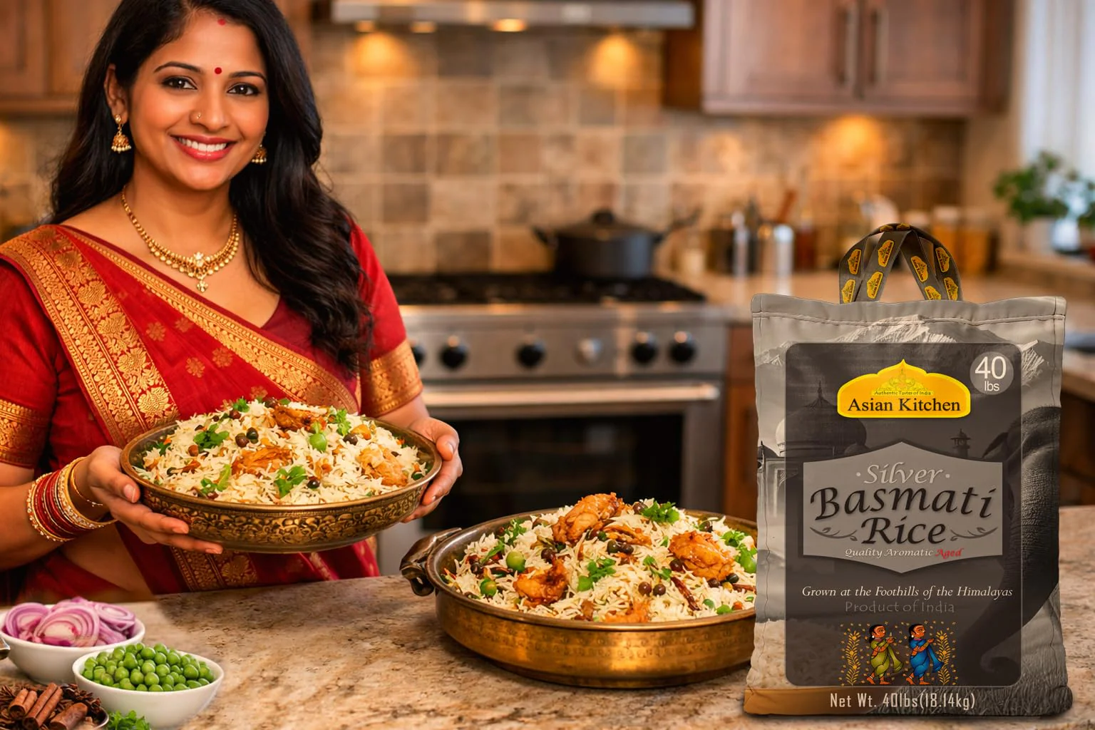 Asian Kitchen Silver White Basmati Rice Aged 18 months {4 Sizes Available} - Image 35