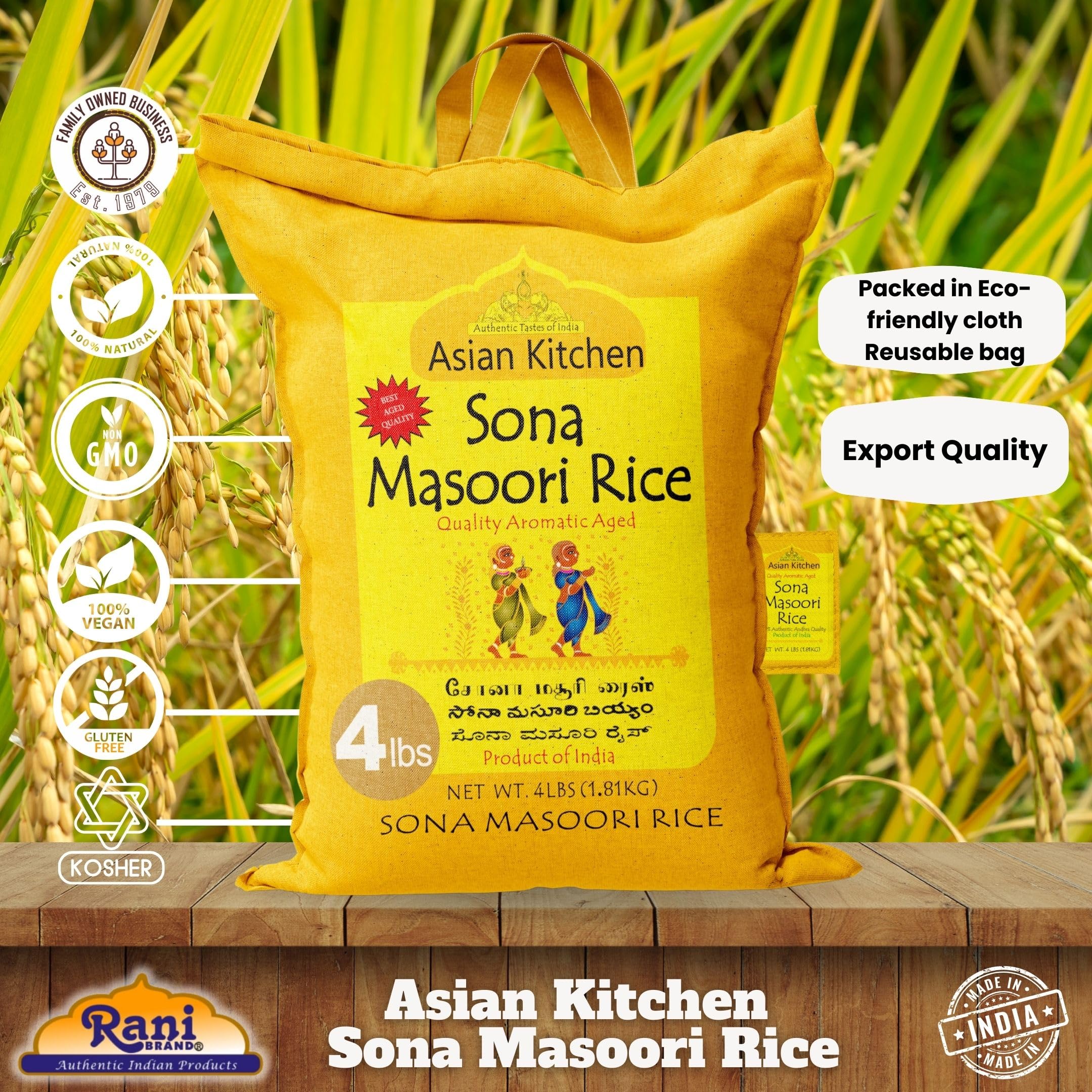 Asian Kitchen Rice Aged {9 Sizes Available} - Image 3