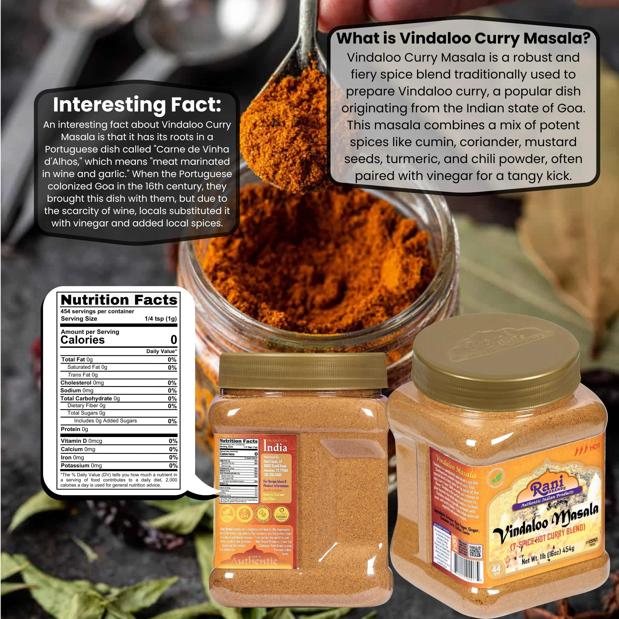 Rani Vindaloo Curry Masala {7 Sizes Available} - Image 10