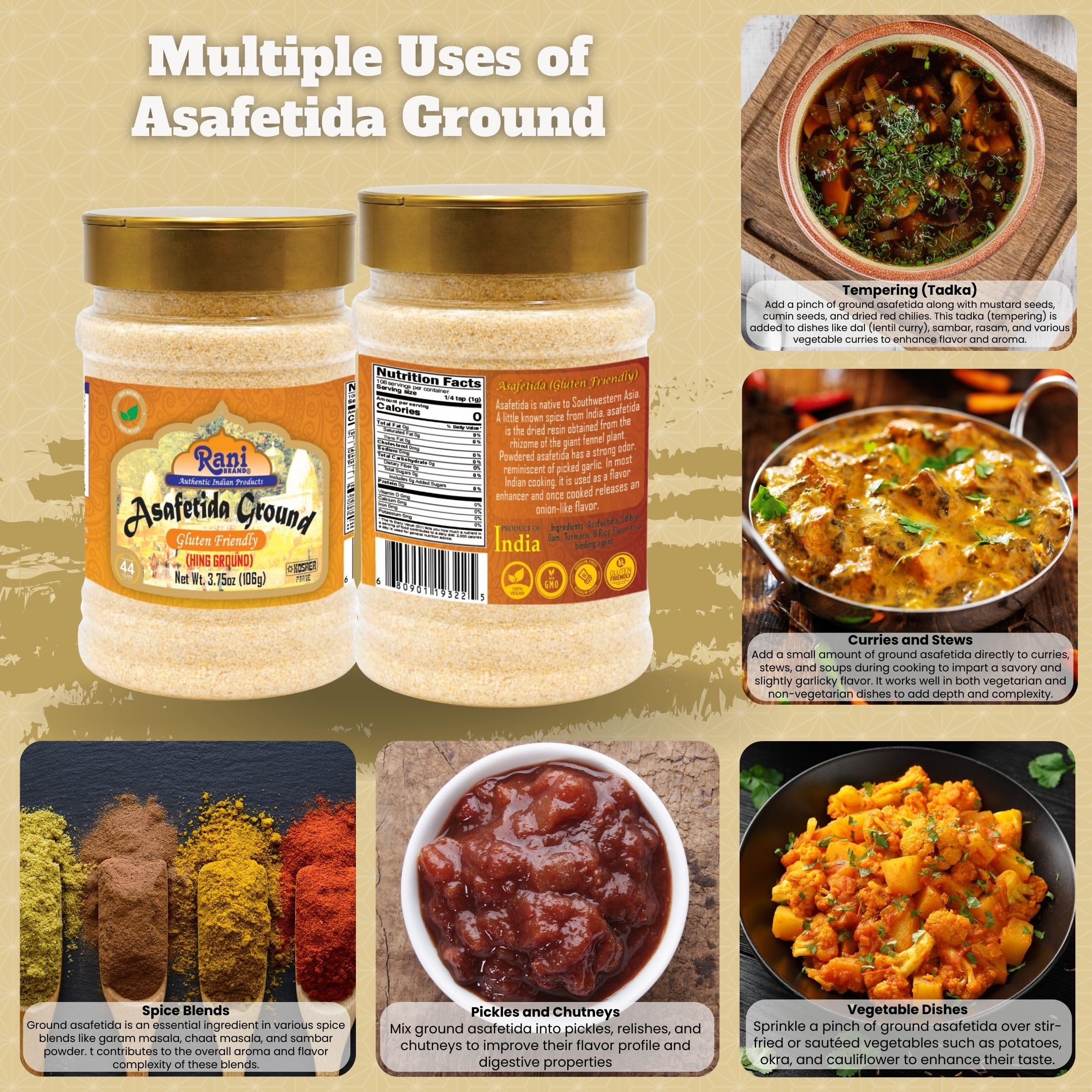 Rani Asafetida (Hing) Ground and Whole {9 Sizes Available} - Image 42