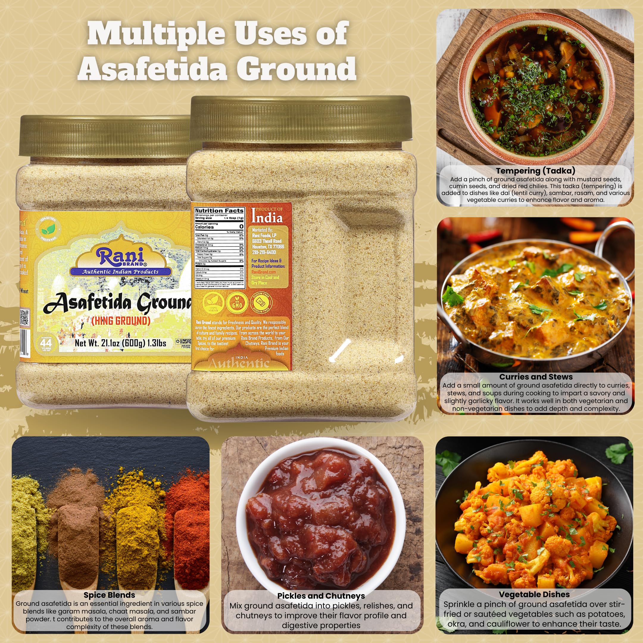 Rani Asafetida (Hing) Ground and Whole {9 Sizes Available} - Image 8