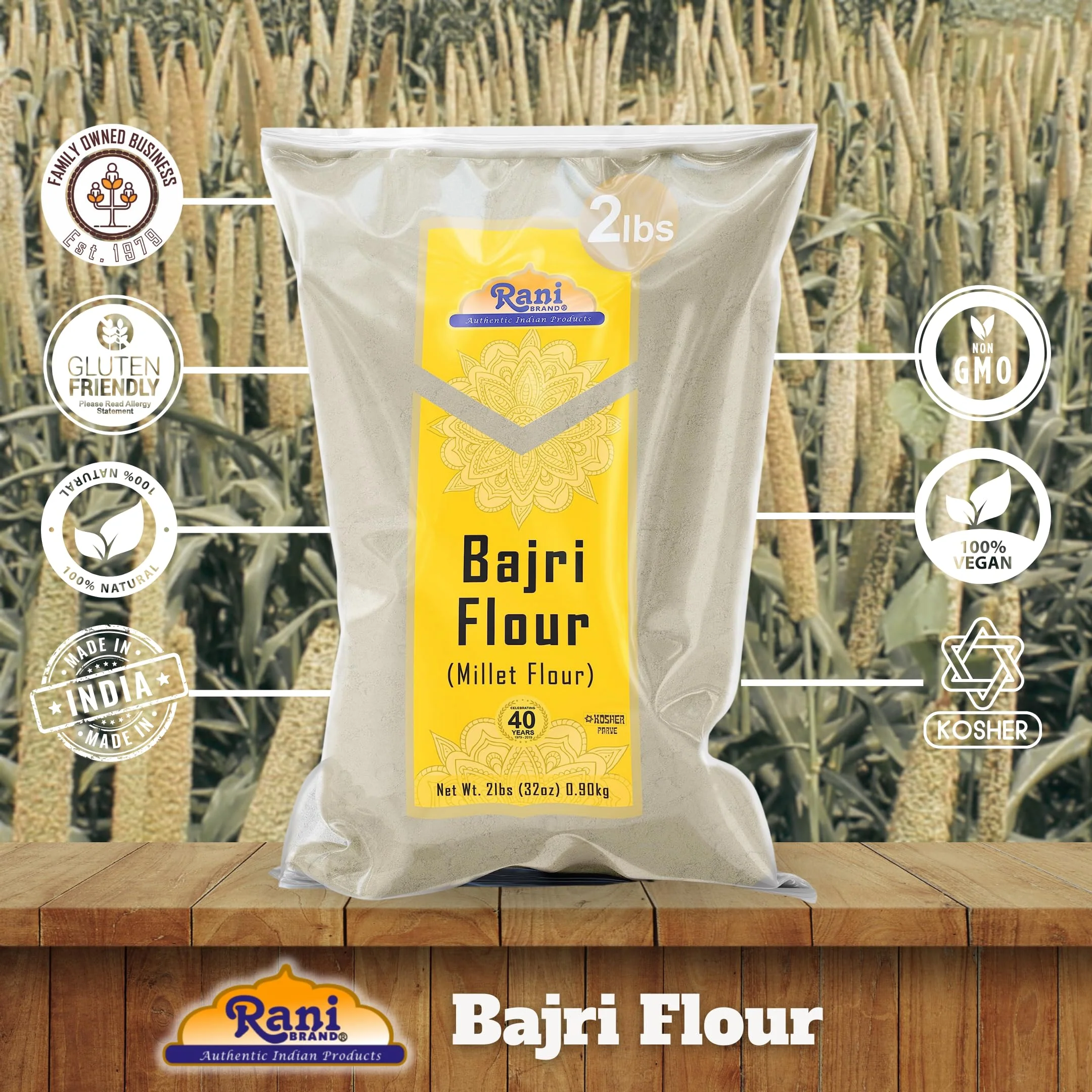 Rani Bajri (Pearl  Miller) Flour {2 Sizes Available} - Image 4