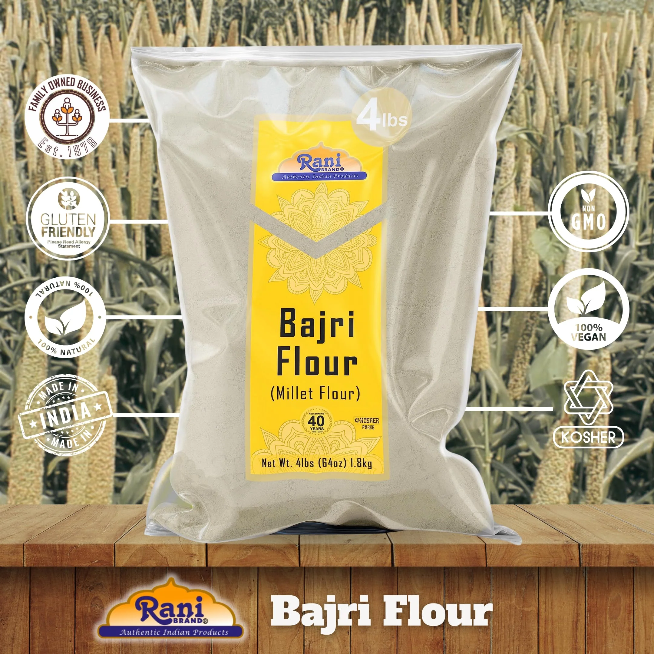 Rani Bajri (Pearl  Miller) Flour {2 Sizes Available} - Image 14