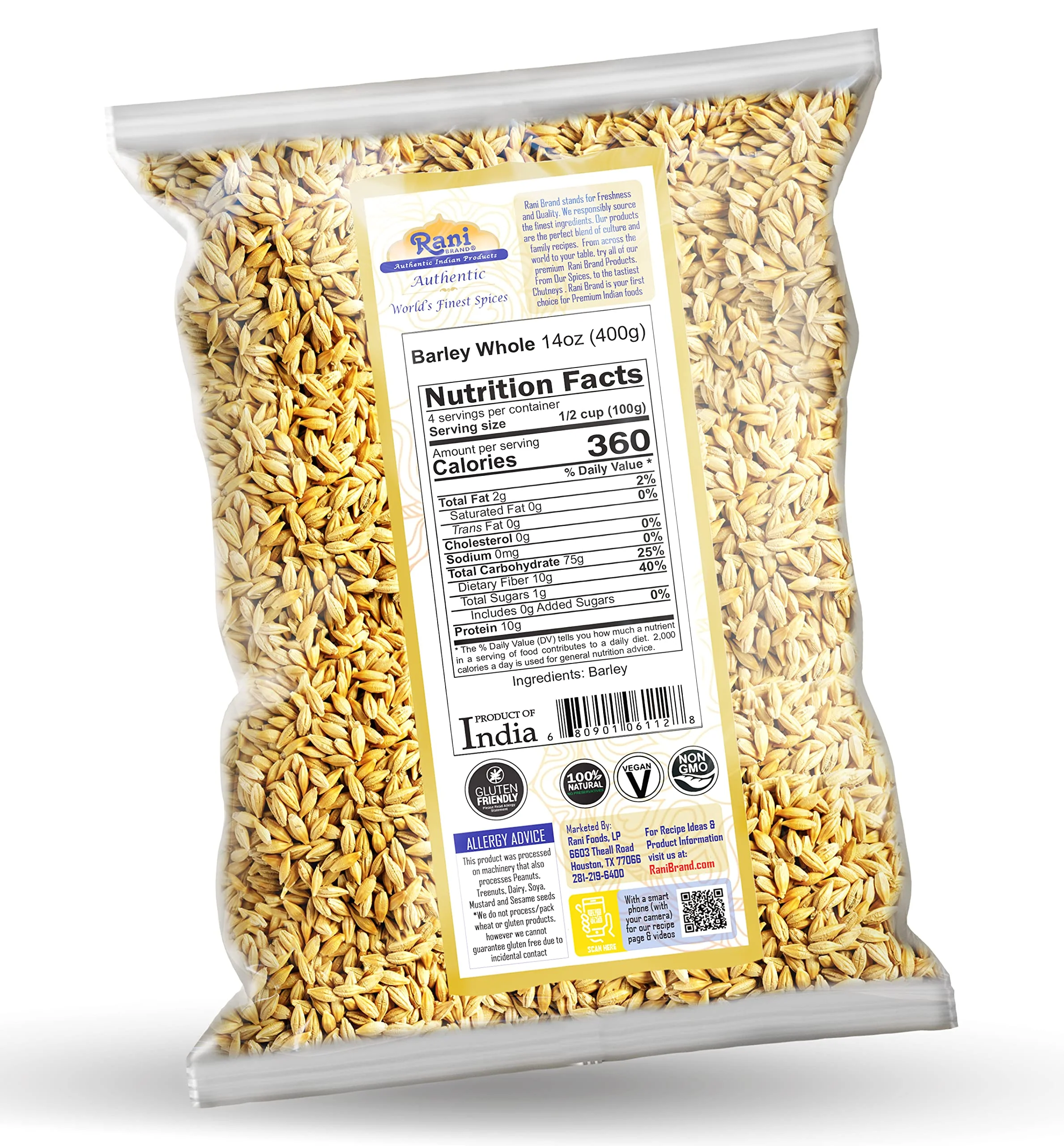 Rani Barley (Jav) Flour & Whole {3 Sizes Available} - Image 18