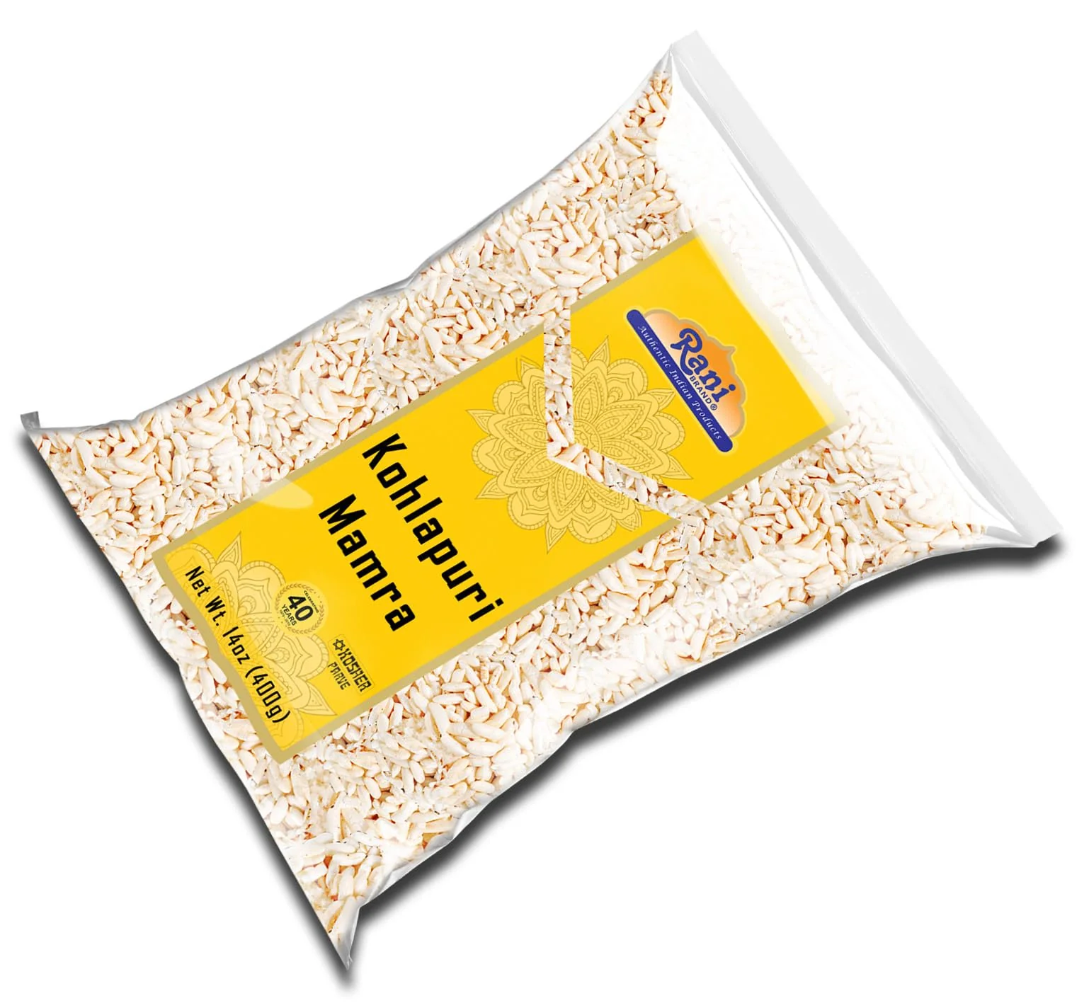 Rani Kohlapuri Mamra (Puffed Rice) 14oz (400g) ~ All Natural, Indian Origin | No Color | Gluten Friendly | Vegan | NON-GMO | Kosher | No Salt or fillers - Image 9