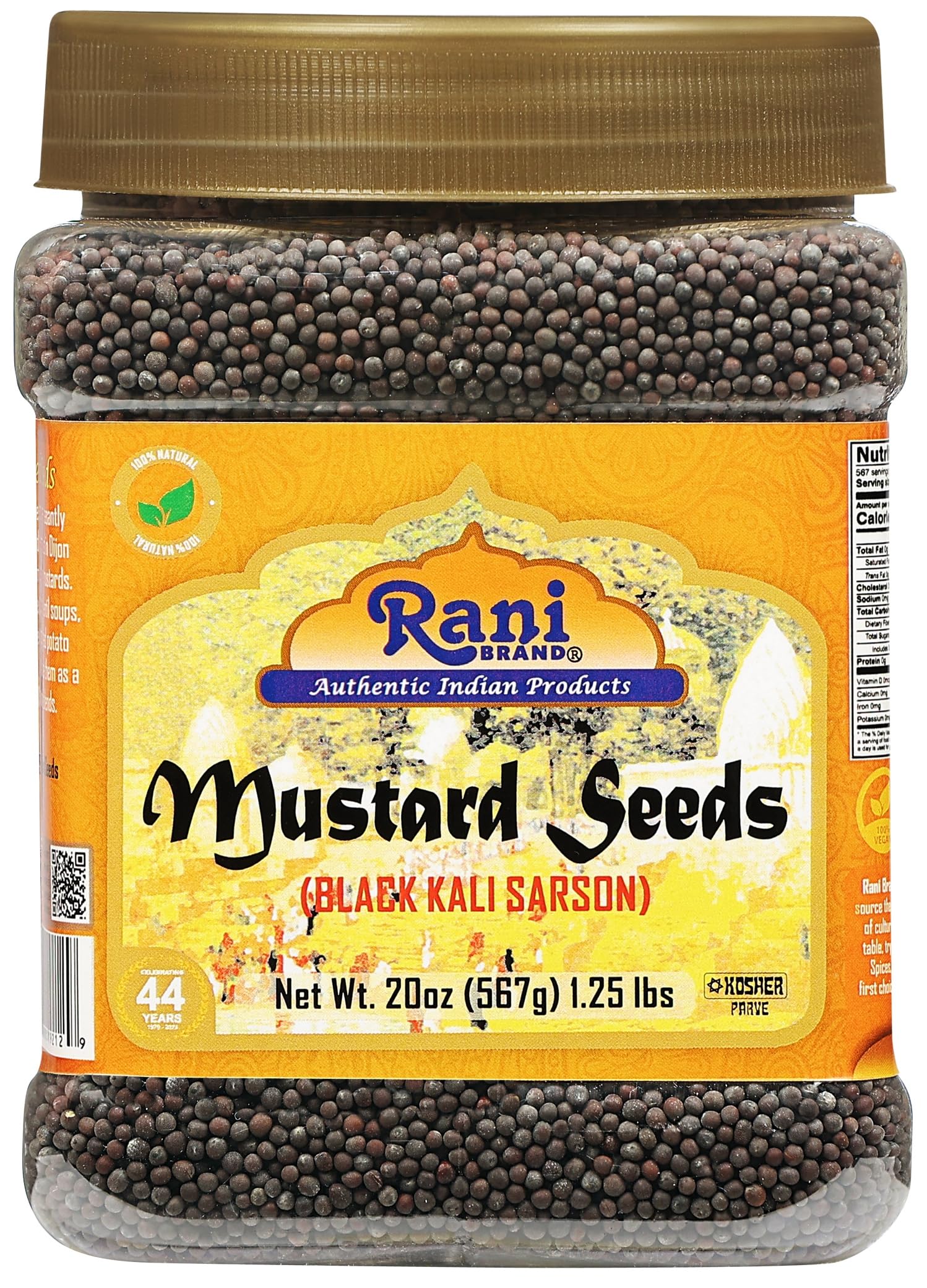 Rani Black Mustard Seeds Whole {10 Sizes Available} - Image 10
