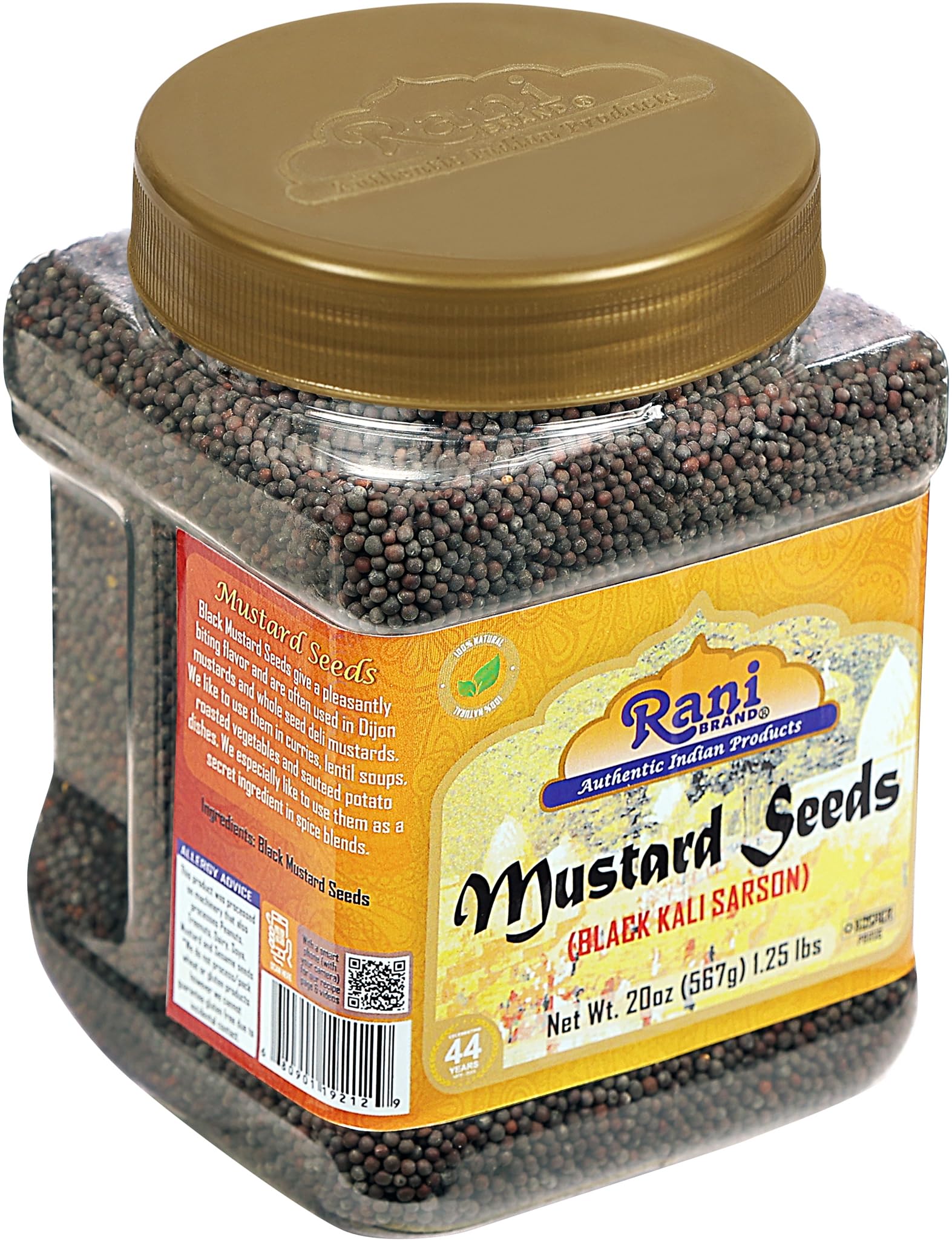 Rani Black Mustard Seeds Whole {10 Sizes Available} - Image 17