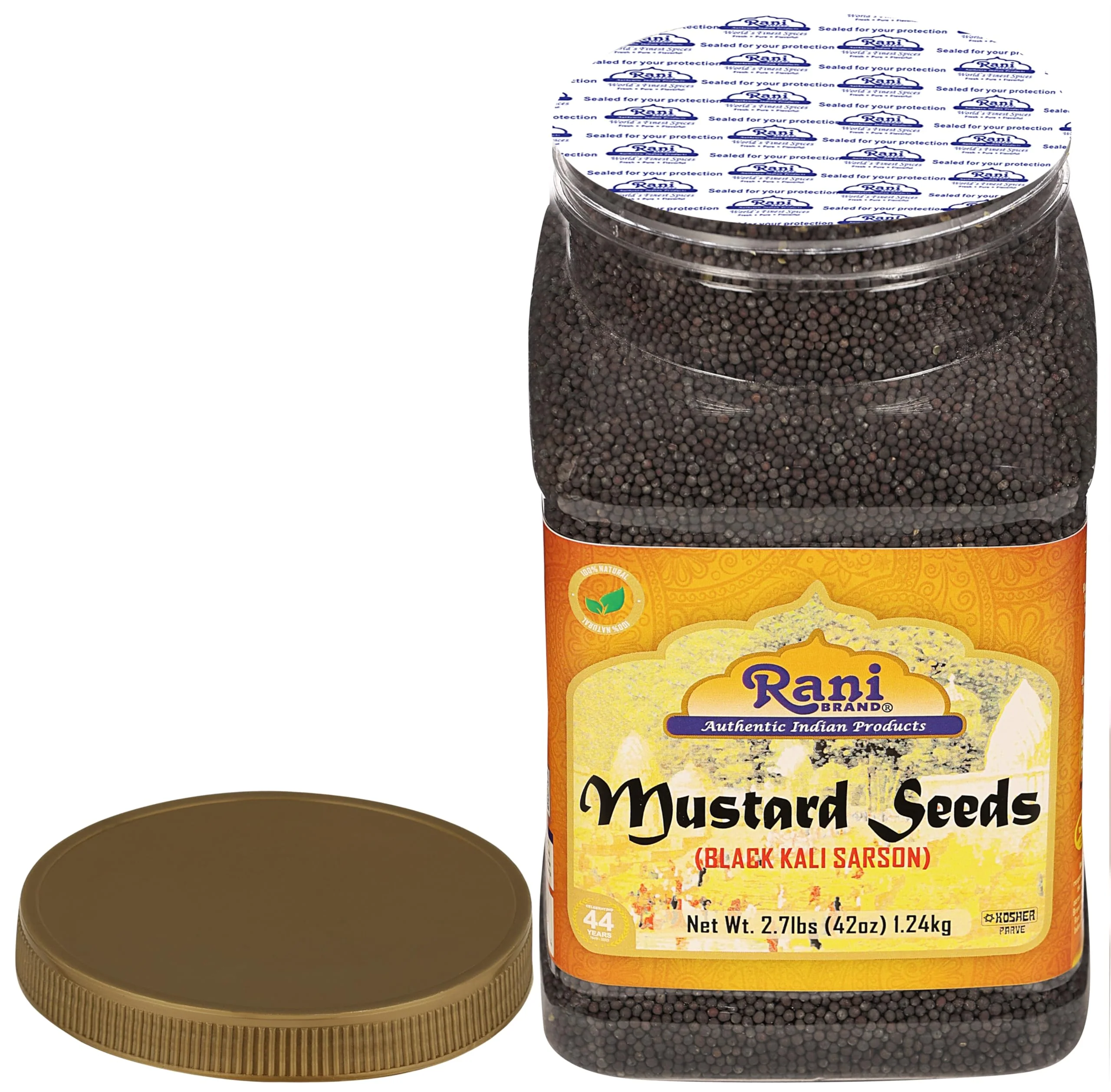 Rani Black Mustard Seeds Whole {10 Sizes Available} - Image 24