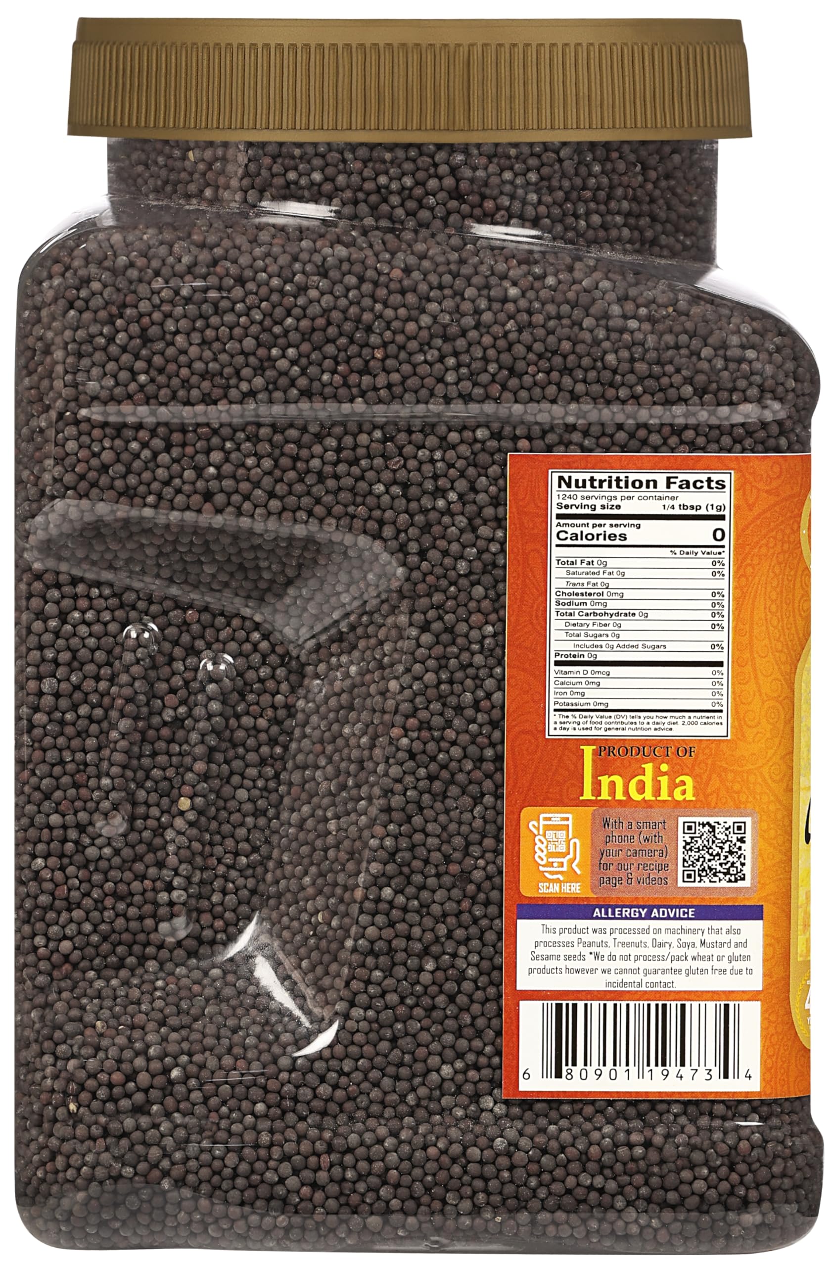 Rani Black Mustard Seeds Whole {10 Sizes Available} - Image 25