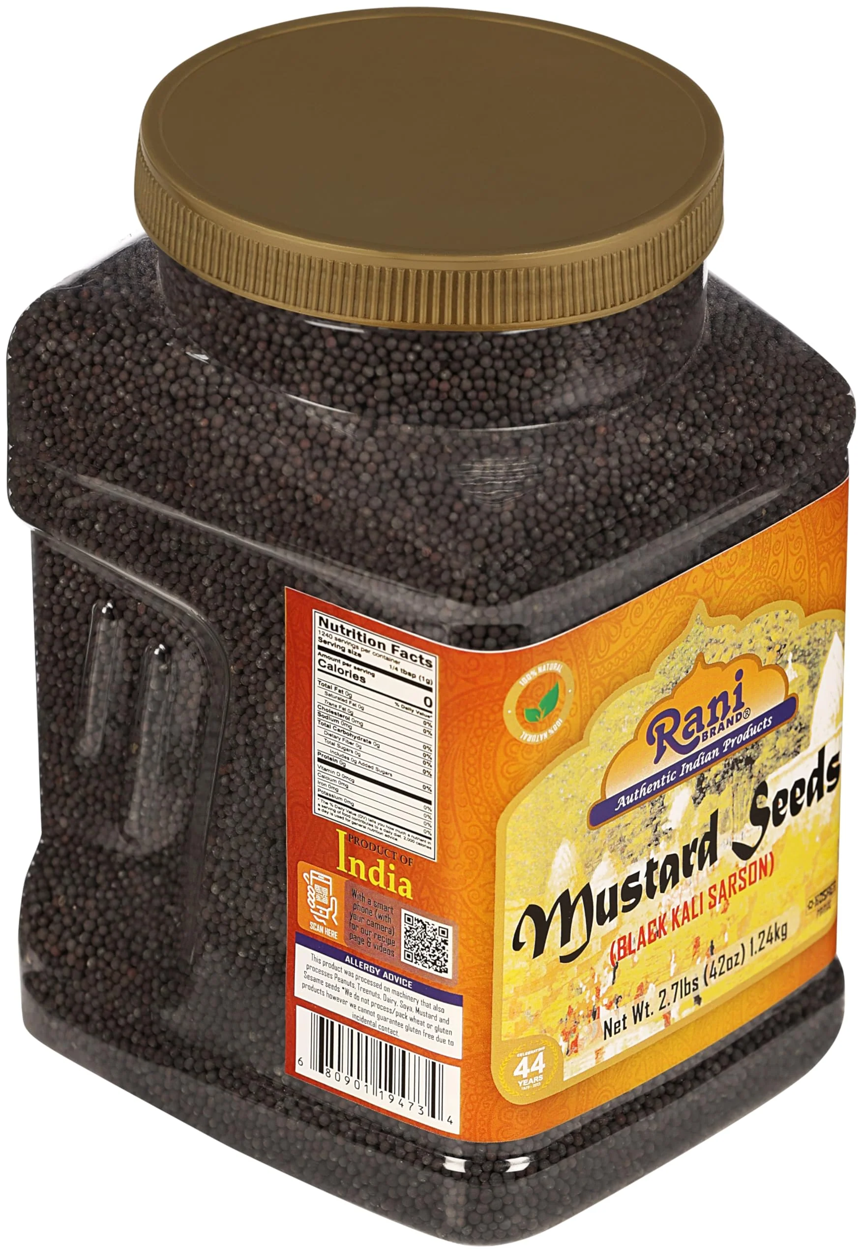 Rani Black Mustard Seeds Whole {10 Sizes Available} - Image 27