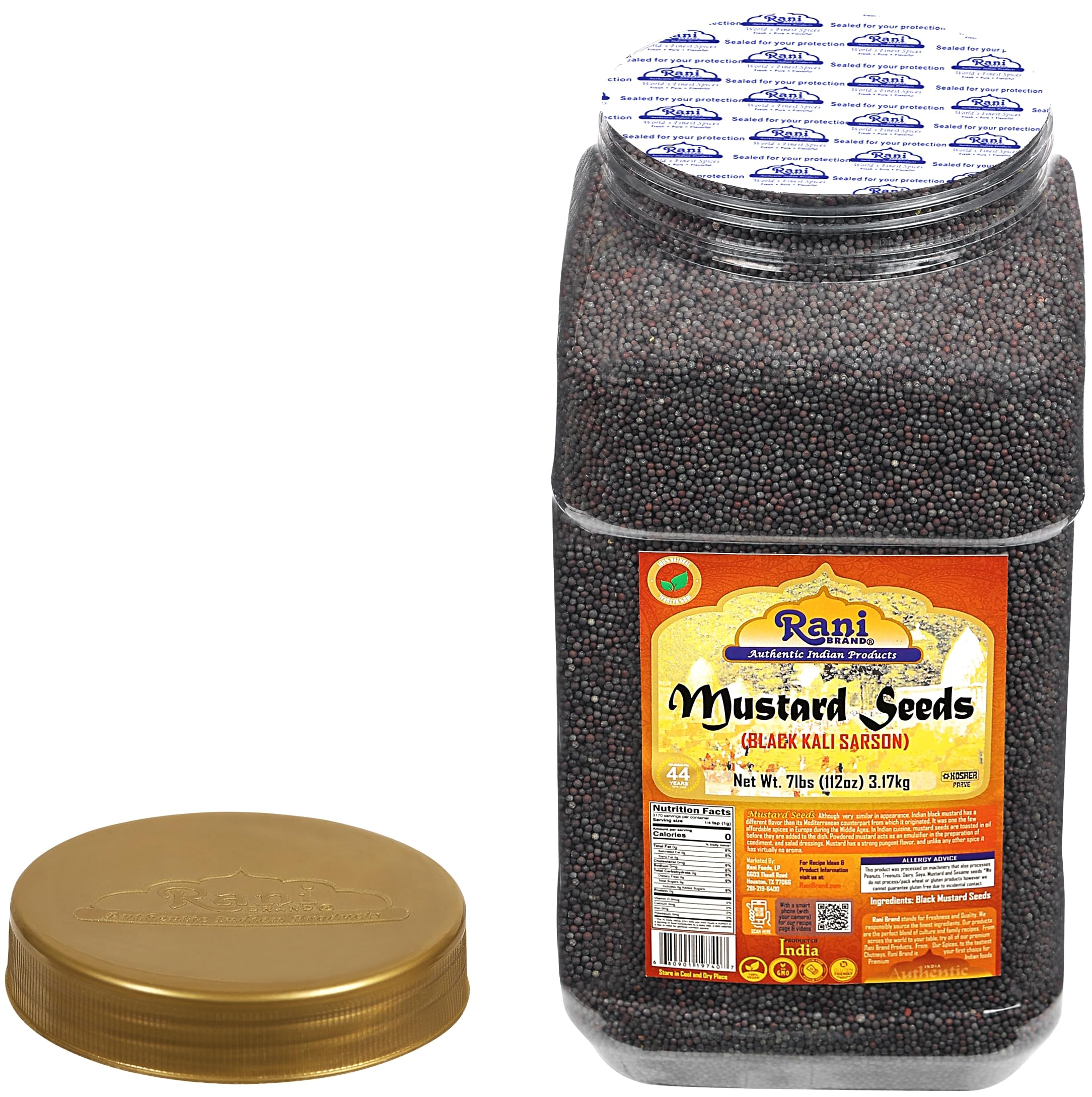 Rani Black Mustard Seeds Whole {10 Sizes Available} - Image 36