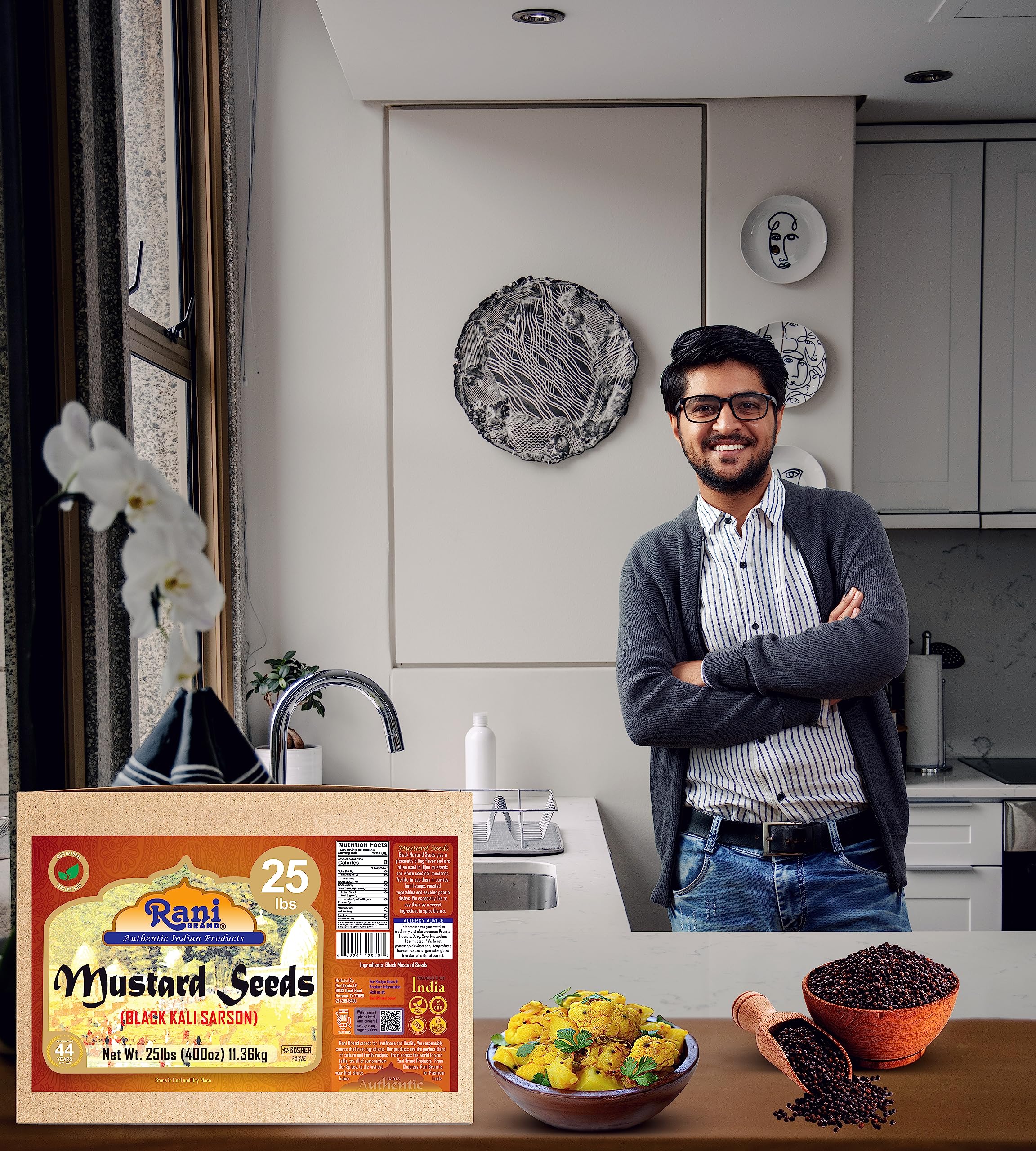 Rani Black Mustard Seeds Whole {10 Sizes Available} - Image 44