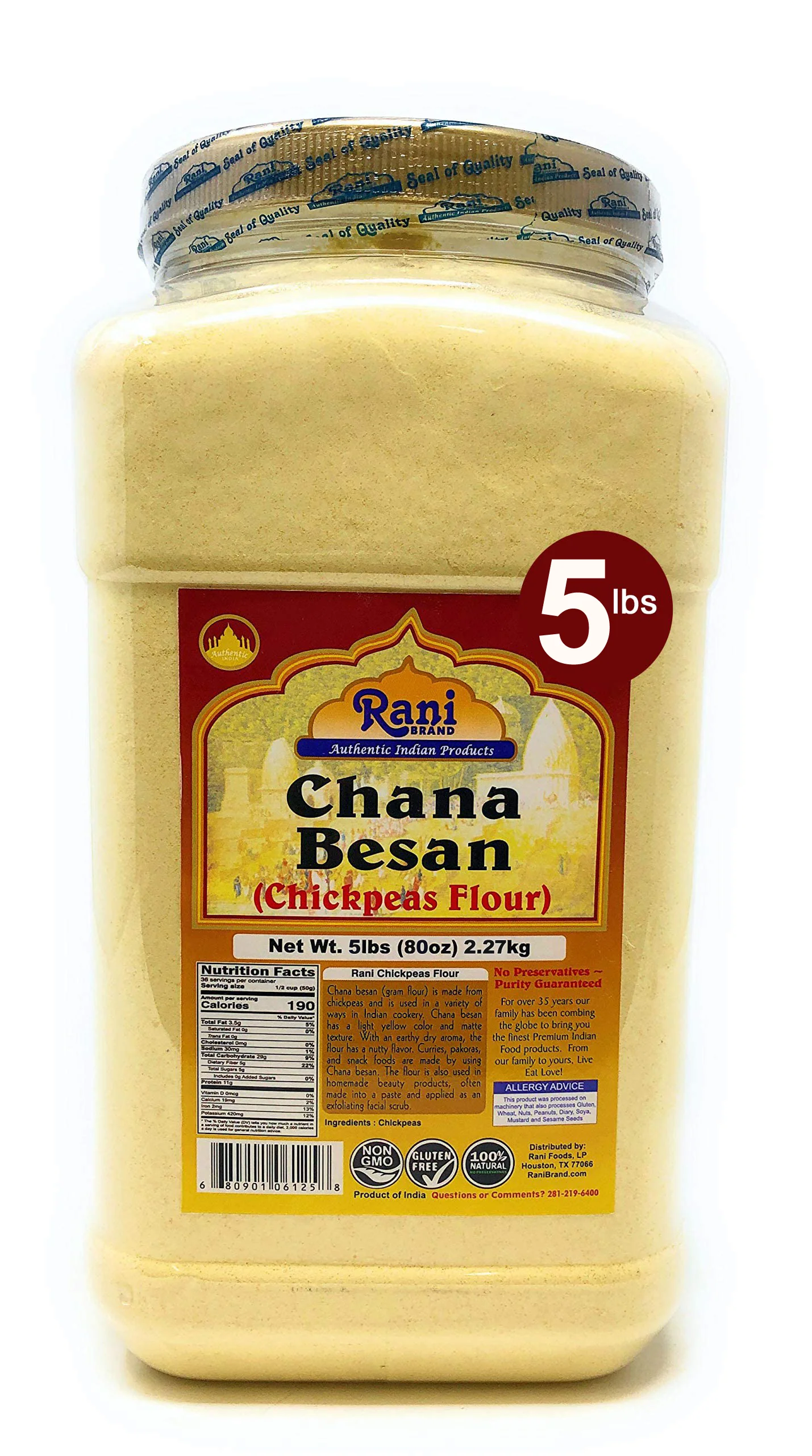 Rani Chana Besan - Chickpeas Flour {6 Sizes Available} - Image 10