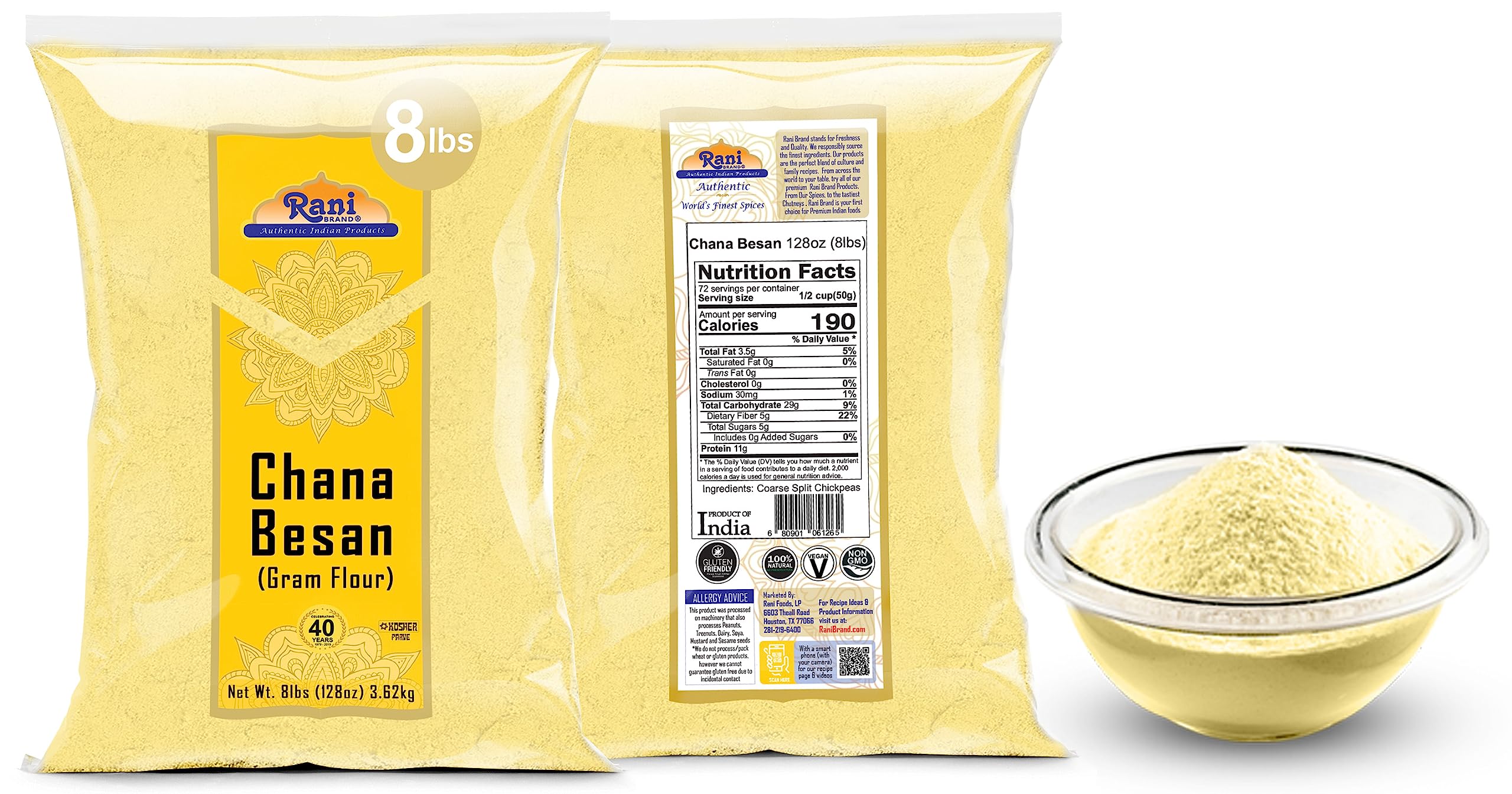 Rani Chana Besan - Chickpeas Flour {6 Sizes Available} - Image 28