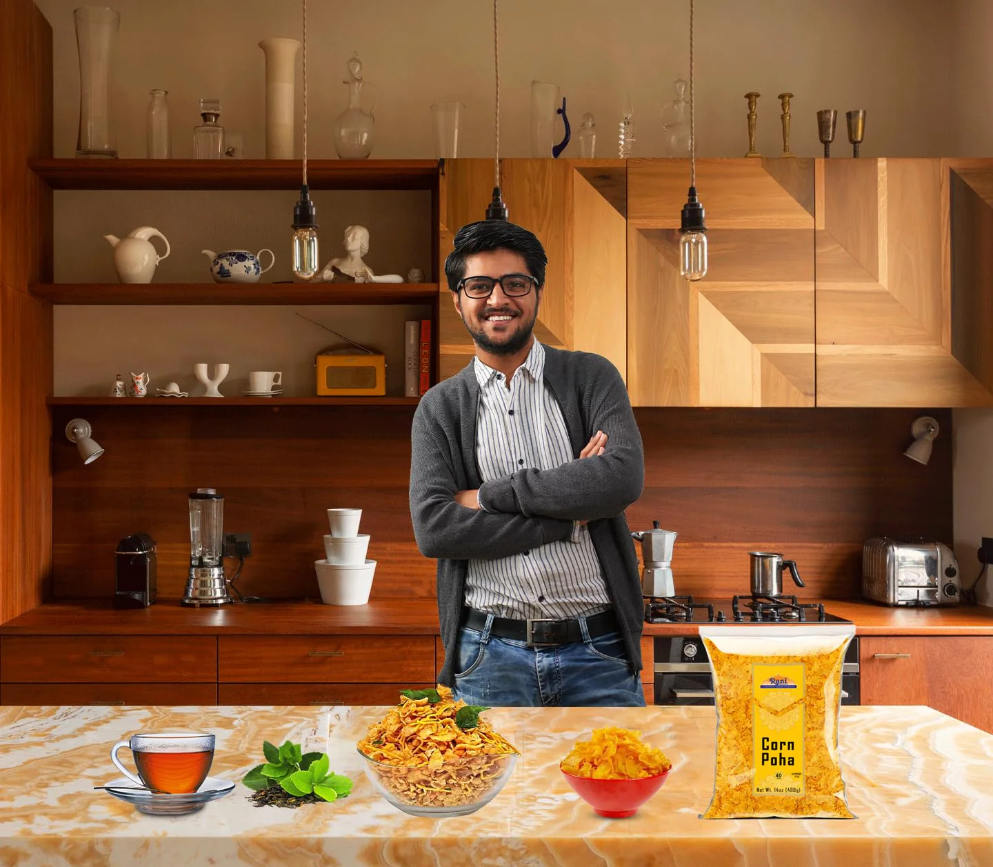 Rani Corn Poha 14oz (400g) ~ All Natural | Gluten Friendly | Vegan | Kosher | Indian Origin - Image 5