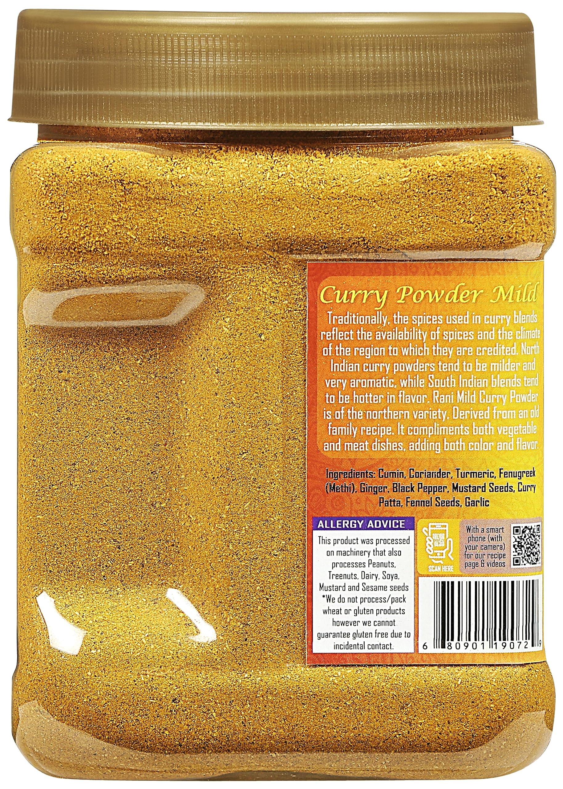 Rani Curry Powder EXTRA HOT Natural 11-Spice Blend 16oz (1lbs) 454g PET Jar ~ Salt Free | Vegan | Gluten Friendly | NON-GMO | Kosher | Indian Origin - Image 7