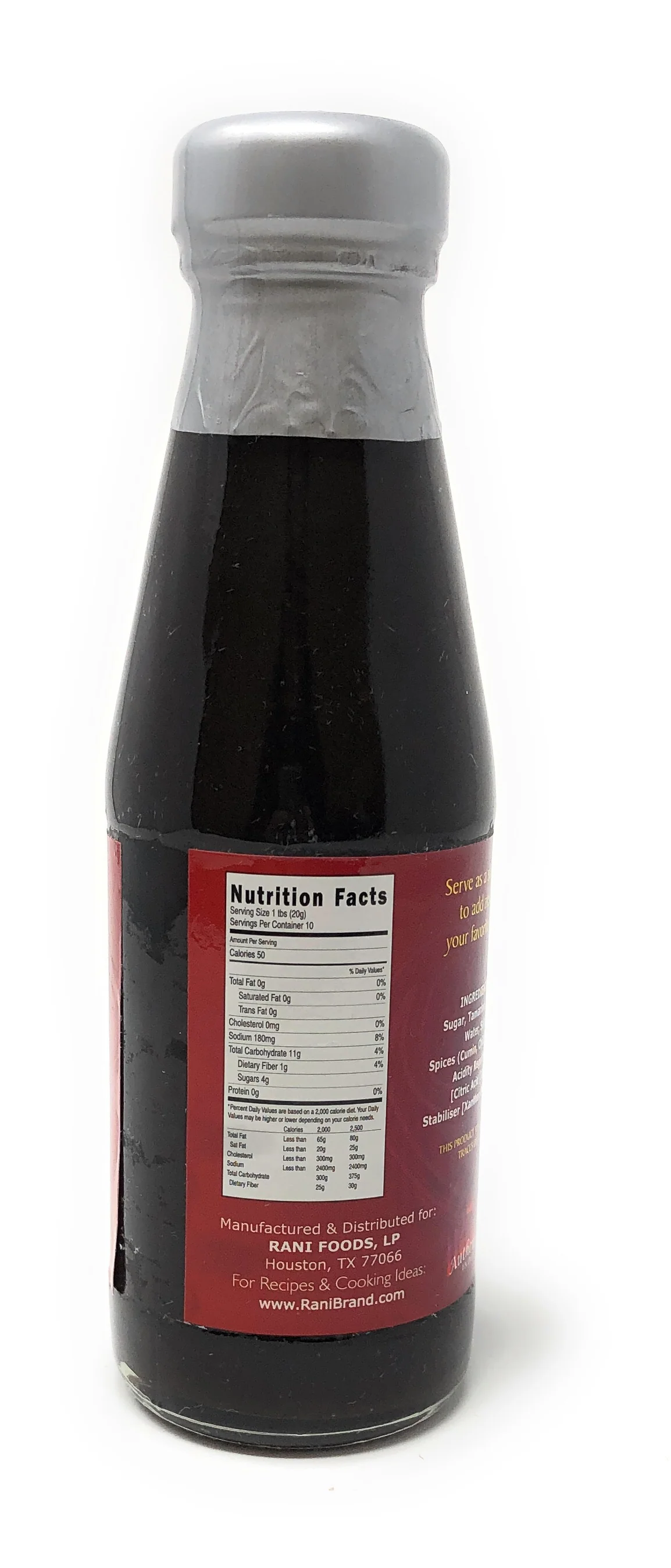 Rani Delhi Ki Chutney (Sweet, Sour & Spicy Dipping Sauce) 7oz (200g) Glass Jar, Ready to eat, Vegan Gluten Free | NON-GMO | No Colors | Indian Origin - Image 3