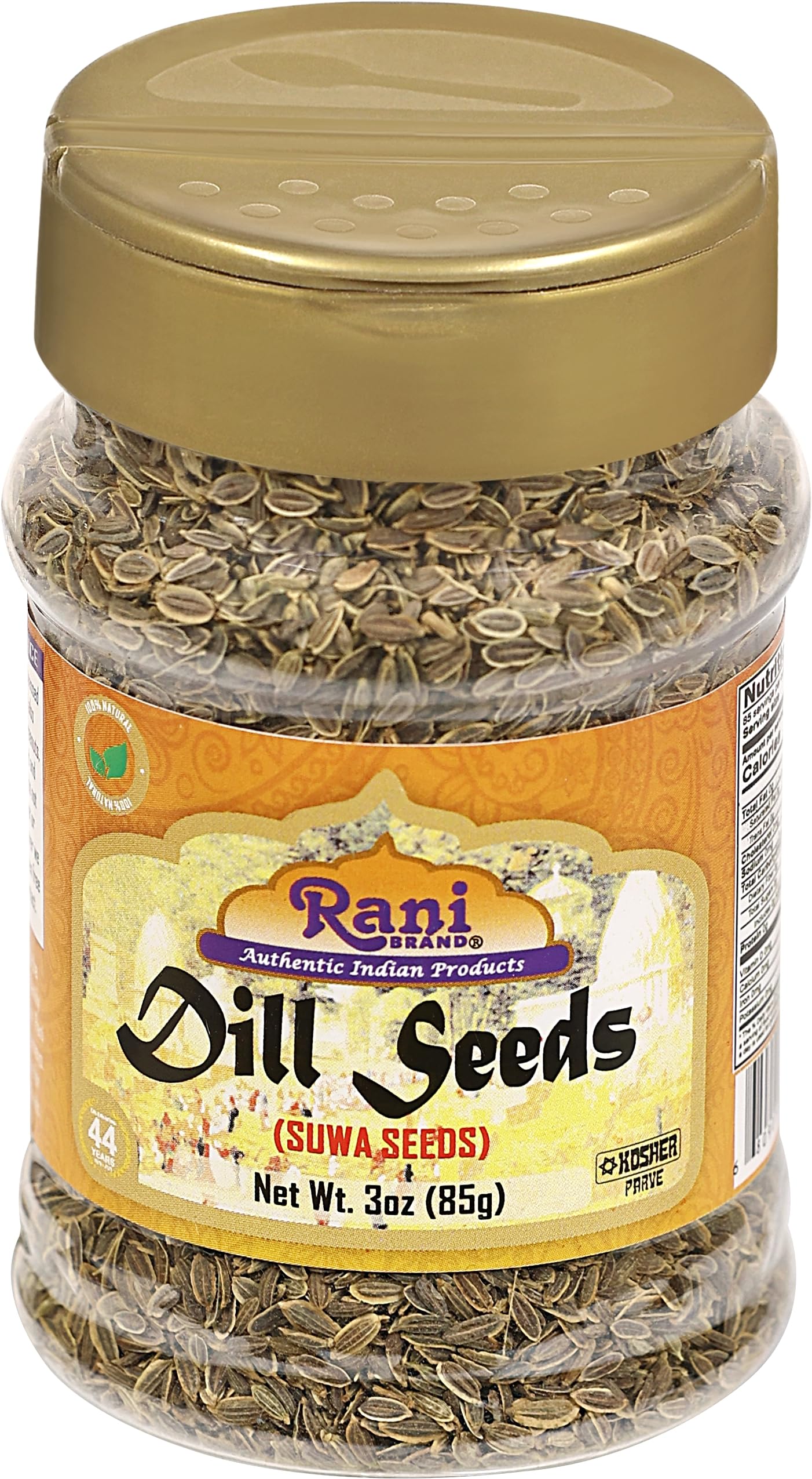 Rani Dill Seeds (Suwa / Sua) Whole, Spice 3oz (85g) ~ All Natural | Gluten Free Ingredients | NON-GMO | Kosher | Vegan | Indian Origin, Weed - Image 7