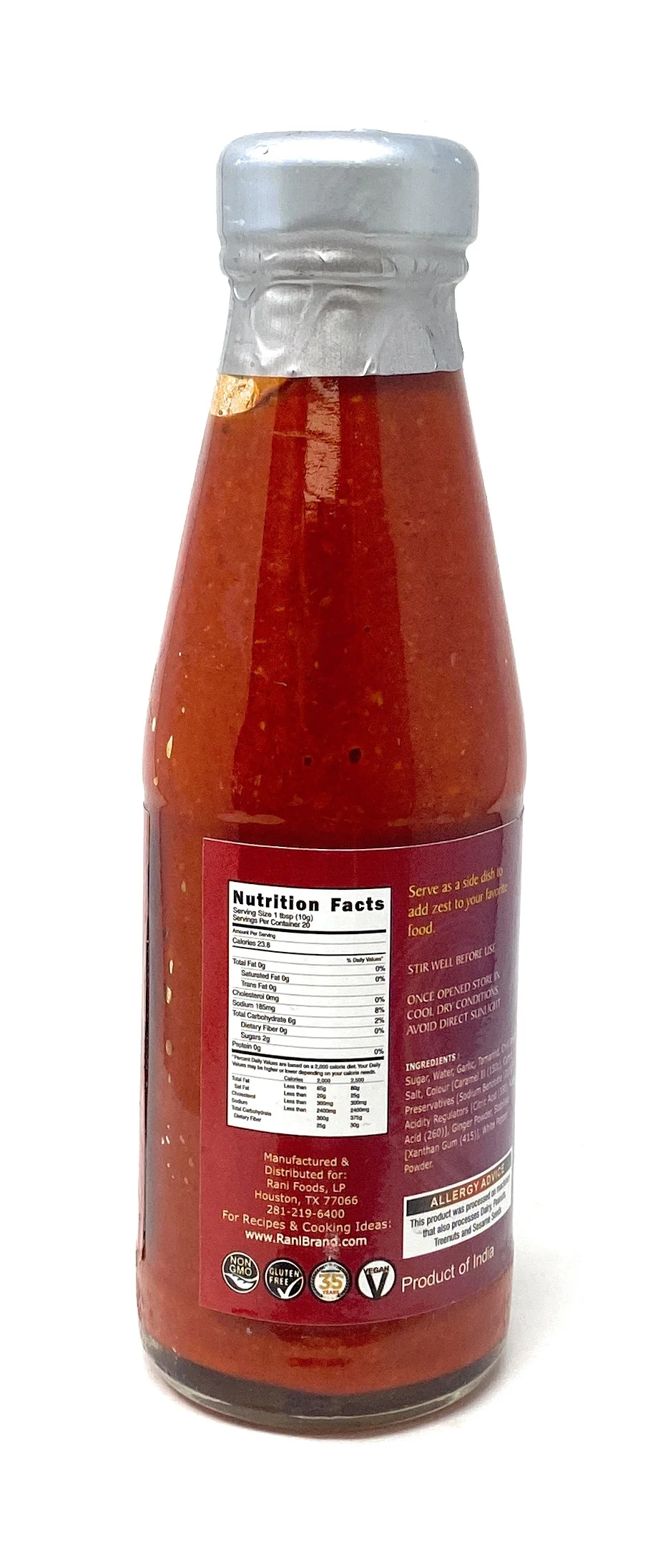 Rani Garlic Chutney 7oz (200g) Glass Jar, Vegan, Perfect for dipping, Savory Dishes & french fries!  Gluten Free | NON-GMO | No Colors | Indian Origin - Image 4