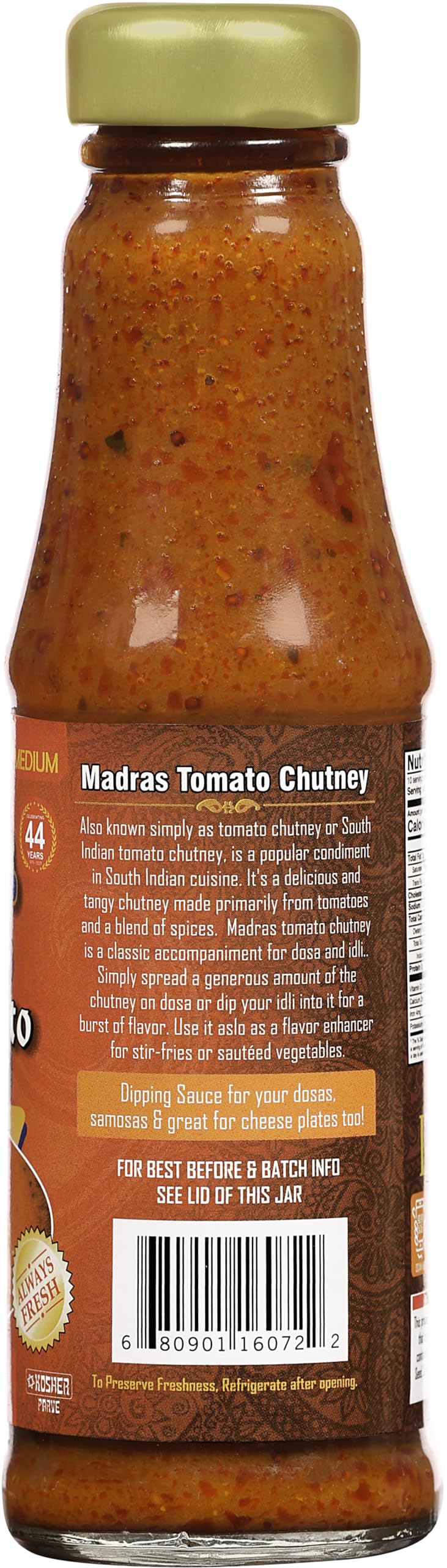 Rani Madras Tomato Chutney 7oz (200g) Glass Jar, Ready to eat, Vegan ~ Gluten Free | NON-GMO | Kosher | No Colors | Indian Origin - Image 7