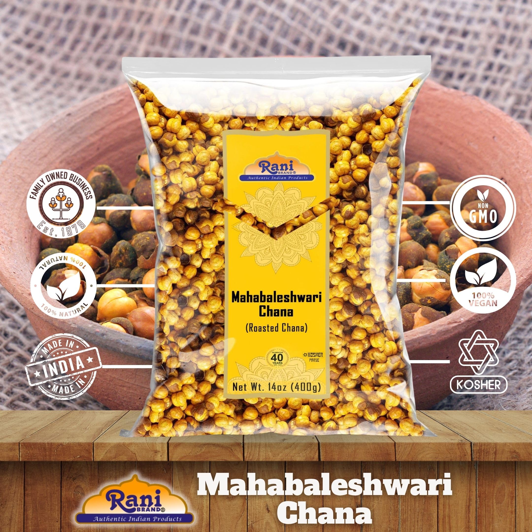 Rani Mahabaleshwari Chana 14oz (400g)  ~ All Natural | Gluten Friendly | NON-GMO | Vegan | Kosher | Indian Origin - Image 4
