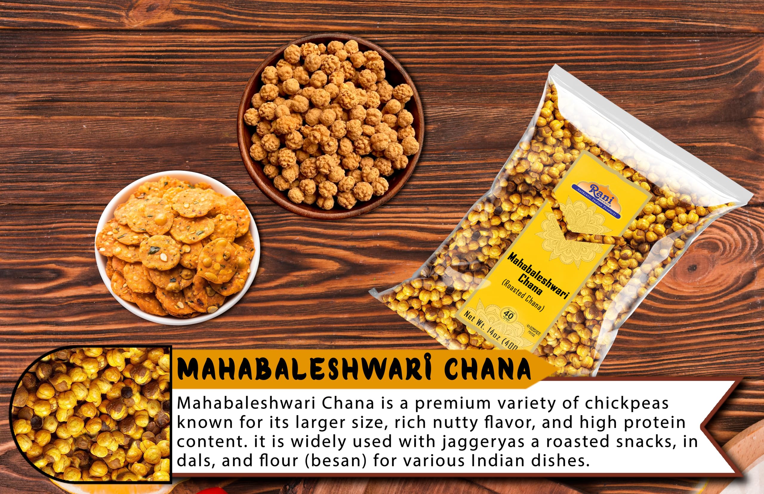 Rani Mahabaleshwari Chana 14oz (400g)  ~ All Natural | Gluten Friendly | NON-GMO | Vegan | Kosher | Indian Origin - Image 6