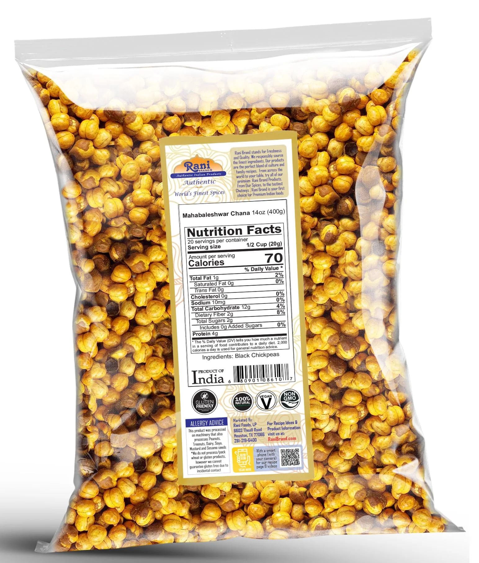 Rani Mahabaleshwari Chana 14oz (400g)  ~ All Natural | Gluten Friendly | NON-GMO | Vegan | Kosher | Indian Origin - Image 8