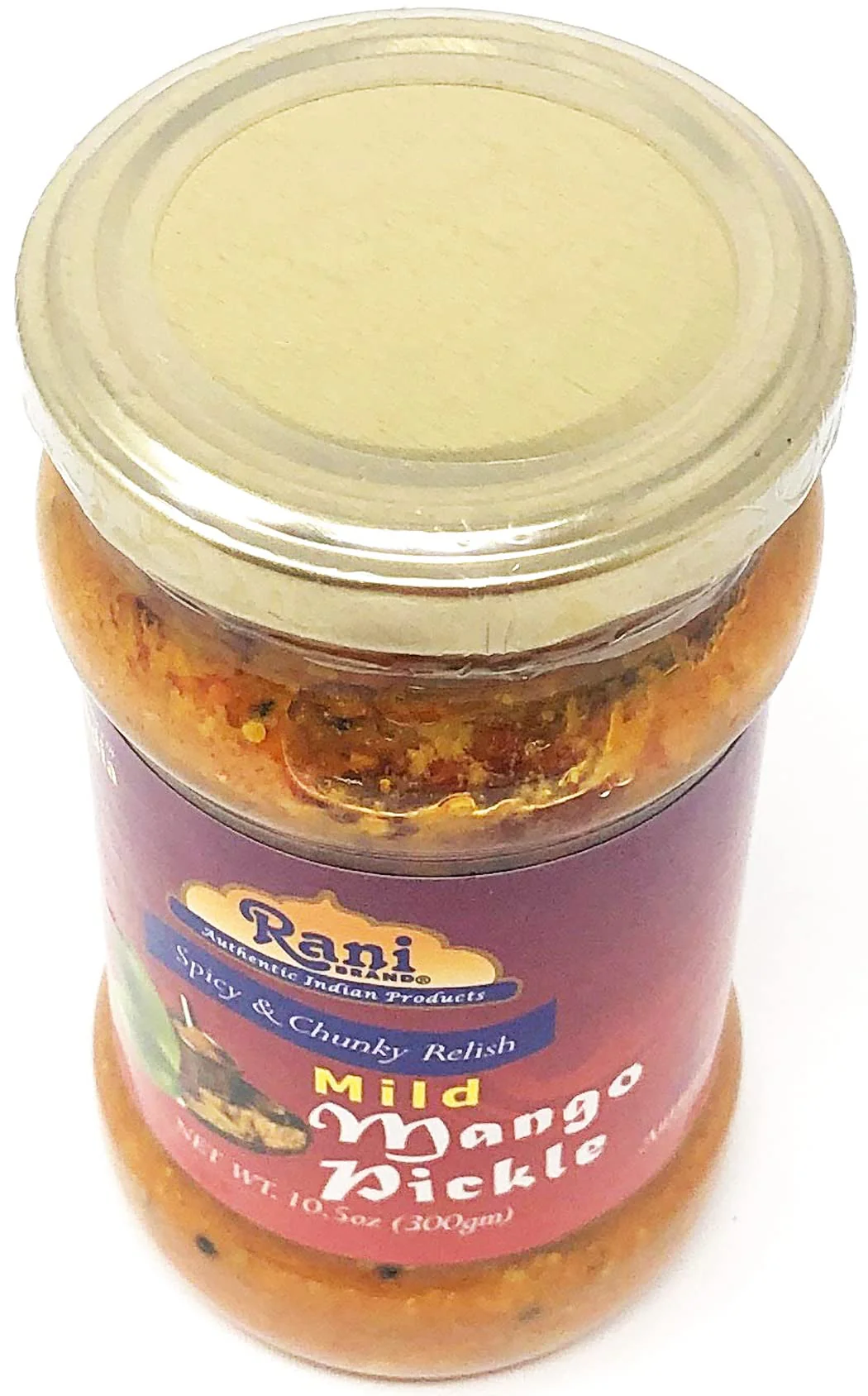Rani Mango Pickle MILD (Achar, Indian Relish) 10.5oz (300g) Glass Jar ~ Vegan | Gluten Free | NON-GMO | No Colors | Popular Indian Condiment, Indian Origin - Image 4