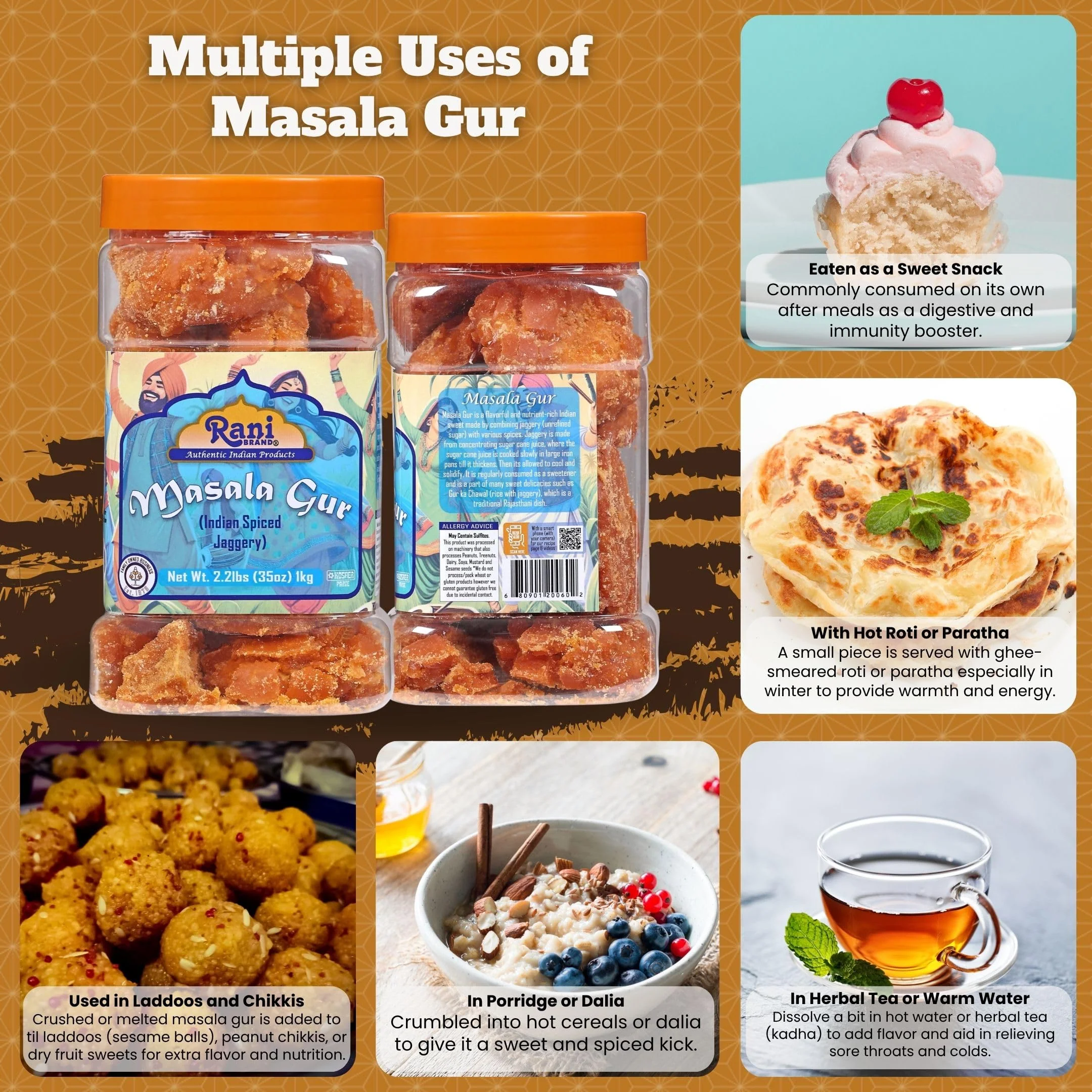 Rani Gur (Jaggery) {9 Sizes Available} - Image 46