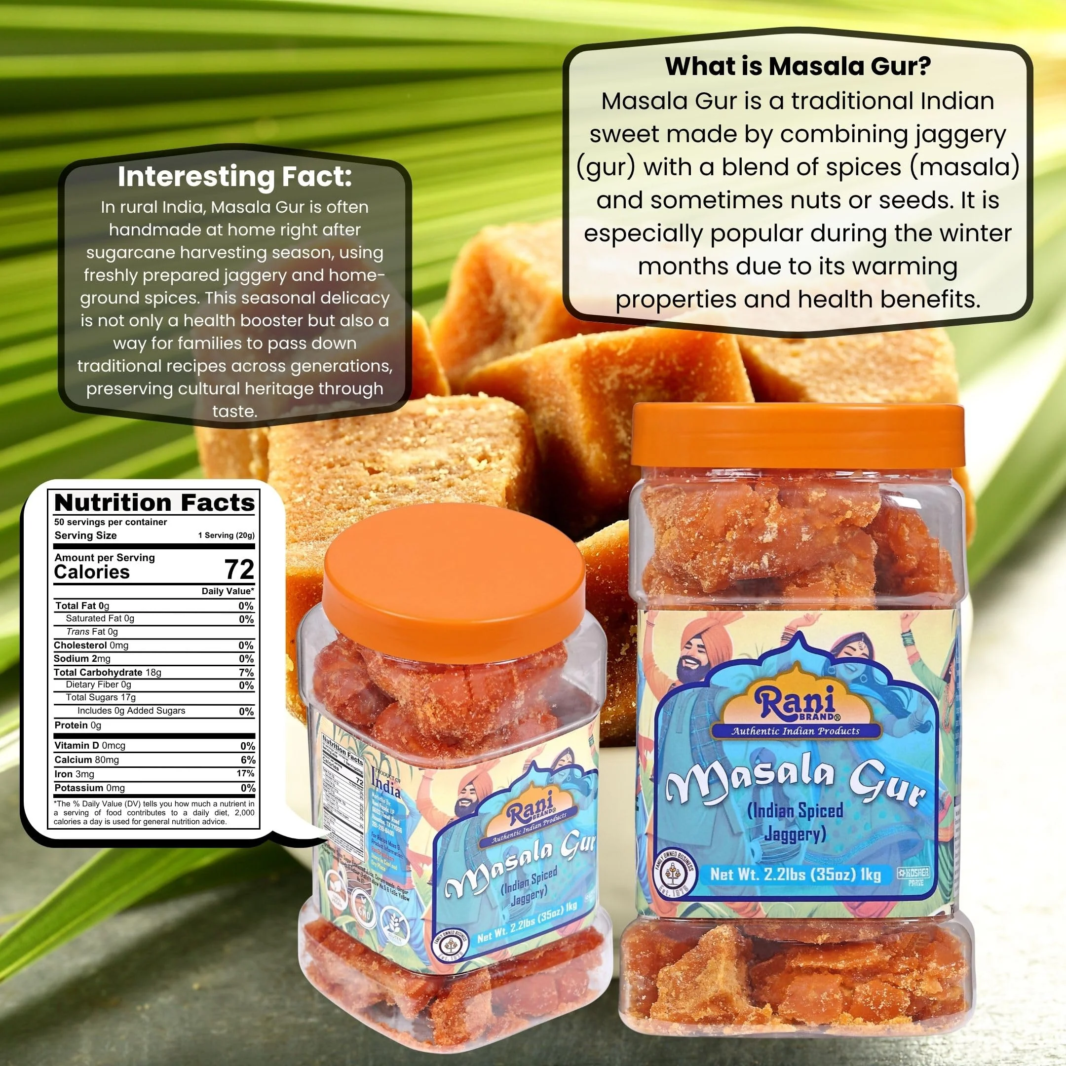 Rani Gur (Jaggery) {9 Sizes Available} - Image 47