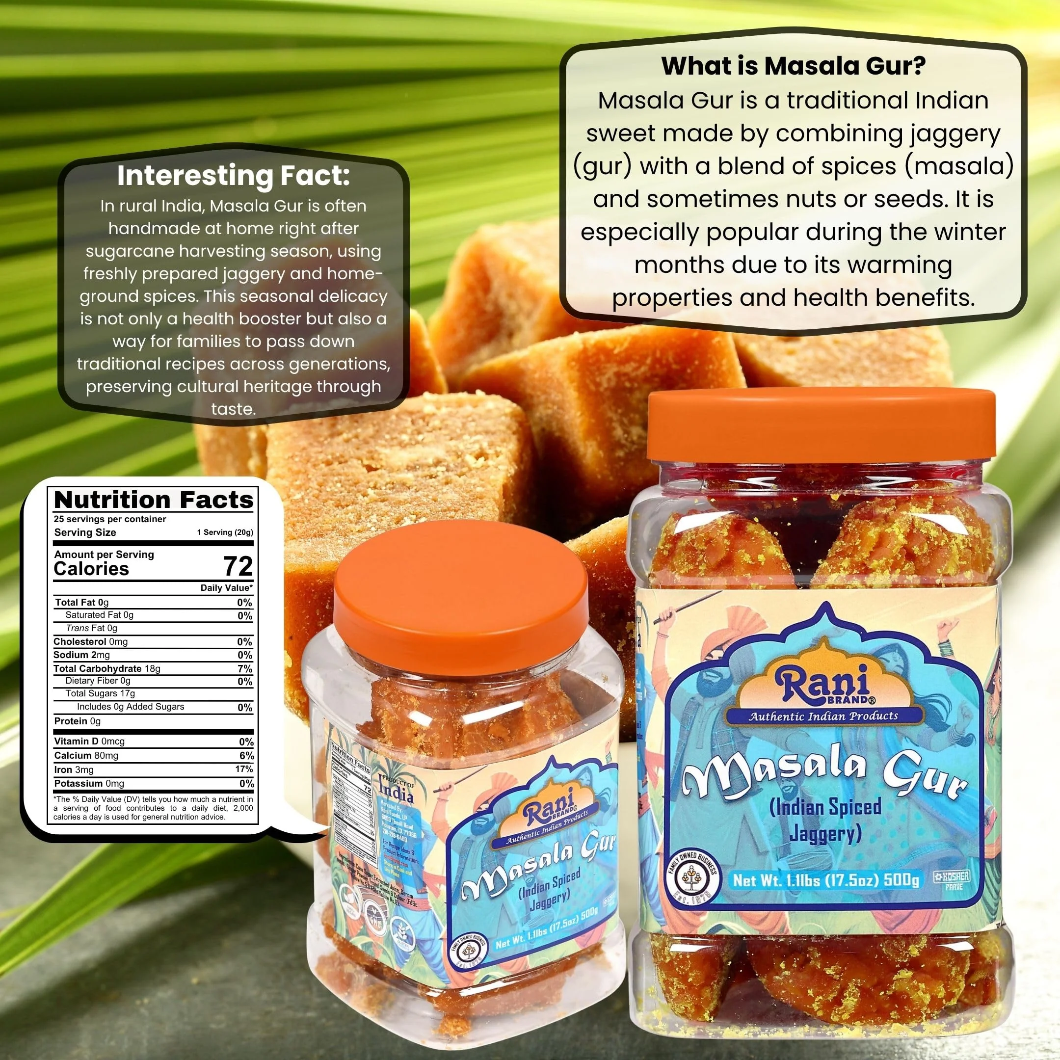 Rani Gur (Jaggery) {9 Sizes Available} - Image 30