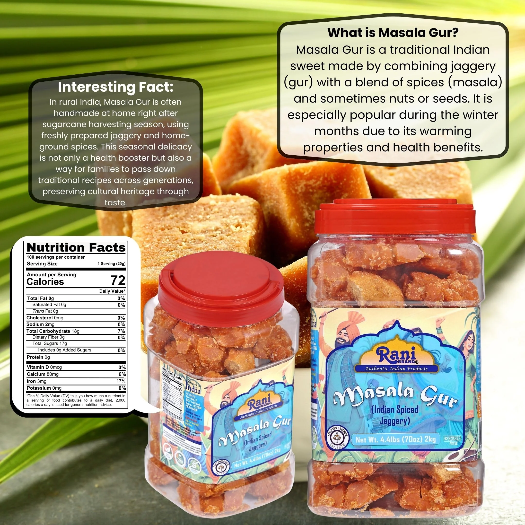 Rani Gur (Jaggery) {9 Sizes Available} - Image 78