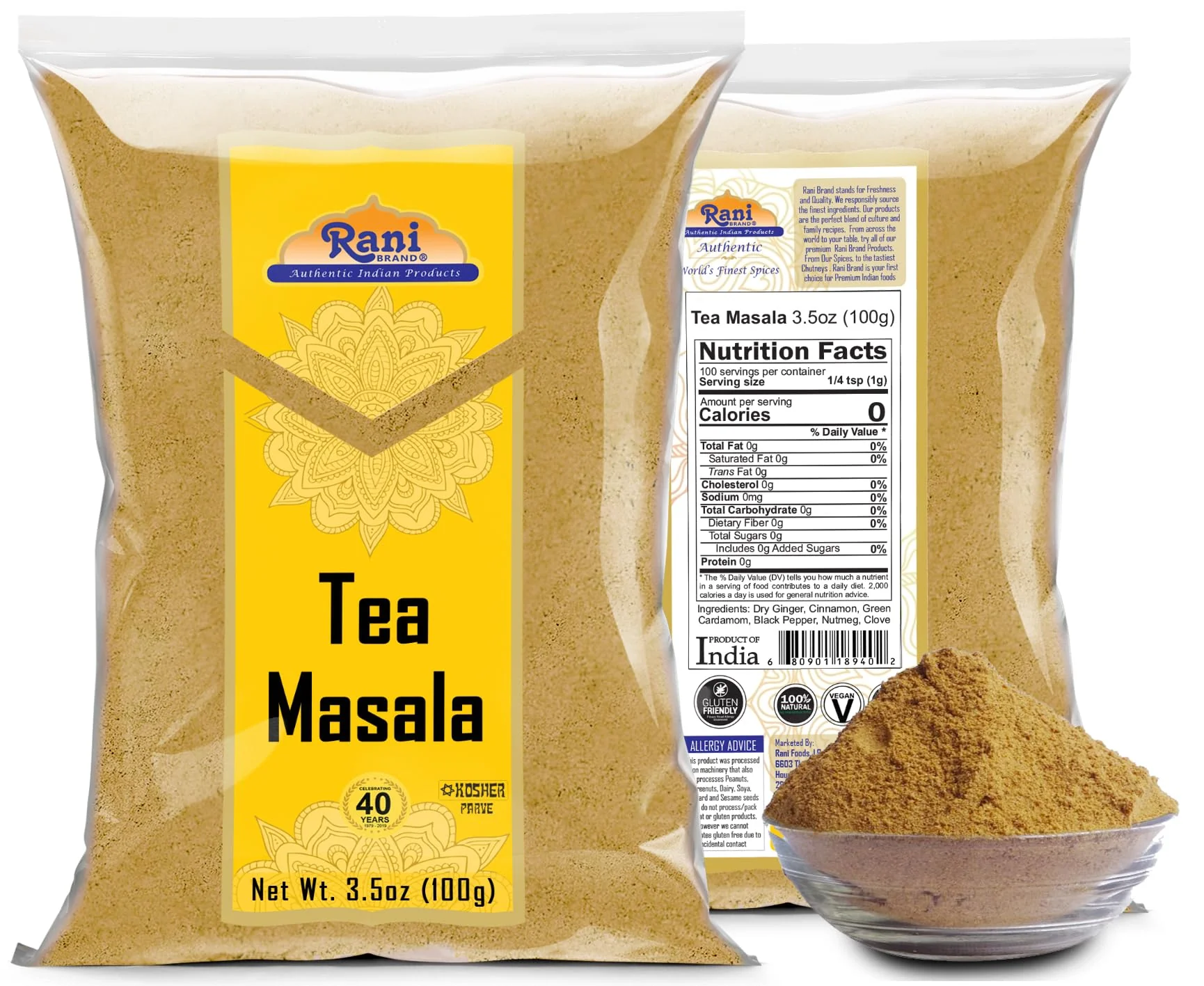 Rani Tea (Chai) Masala & Loose Tea Leaves {6 Sizes Available} - Image 33