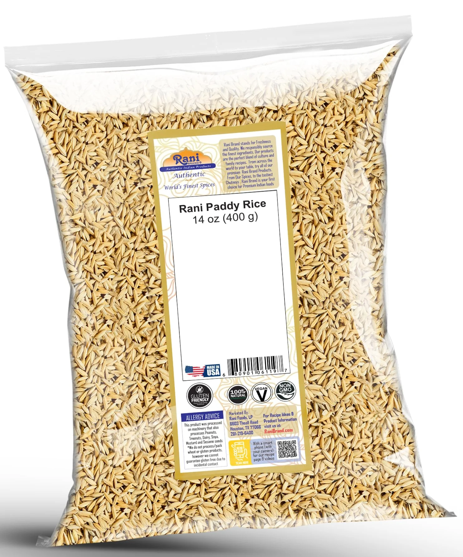 Rani Paddy Rice (Raw Unfinished Rice) {3 Sizes Available} - Image 17