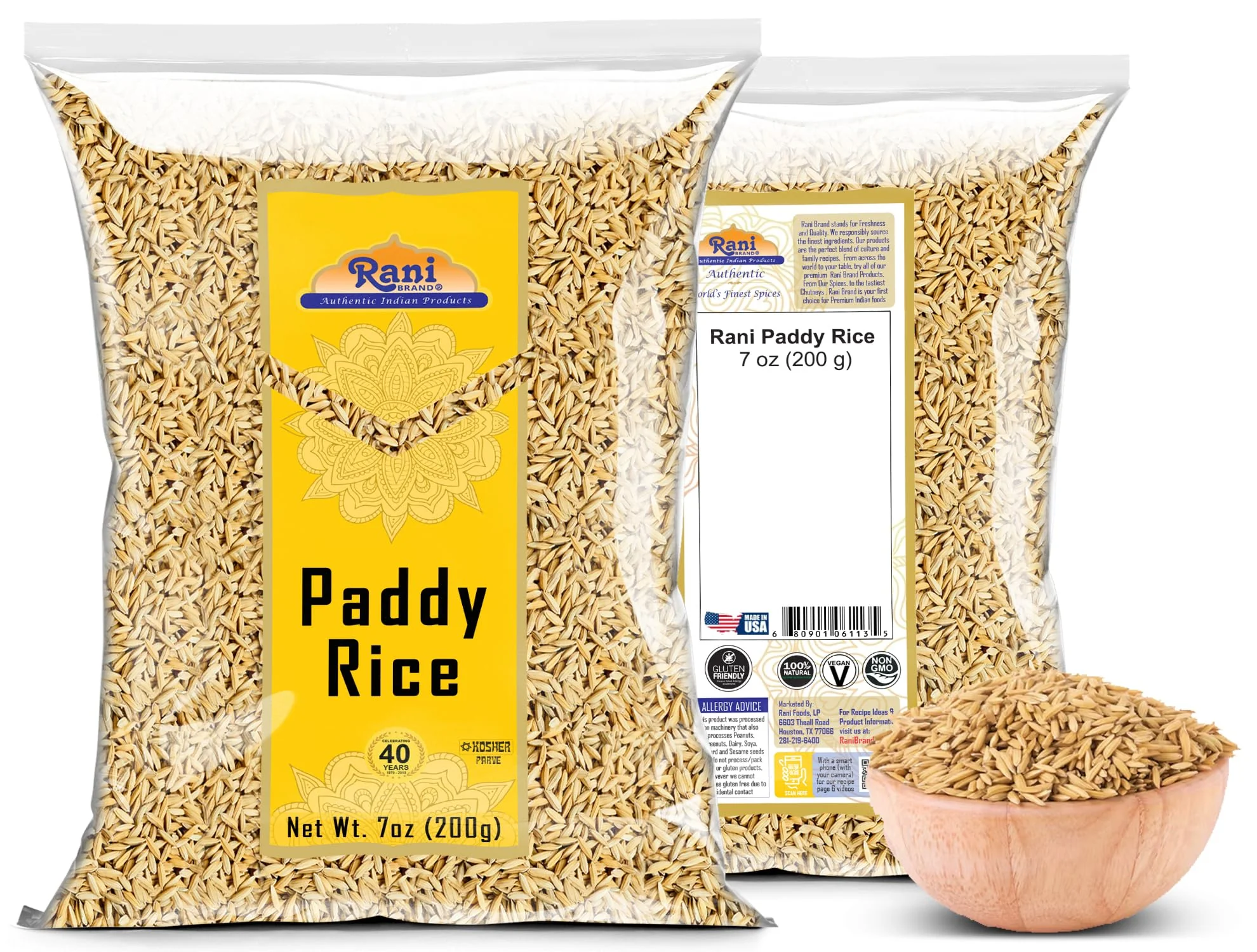 Rani Paddy Rice (Raw Unfinished Rice) {3 Sizes Available} - Image 10