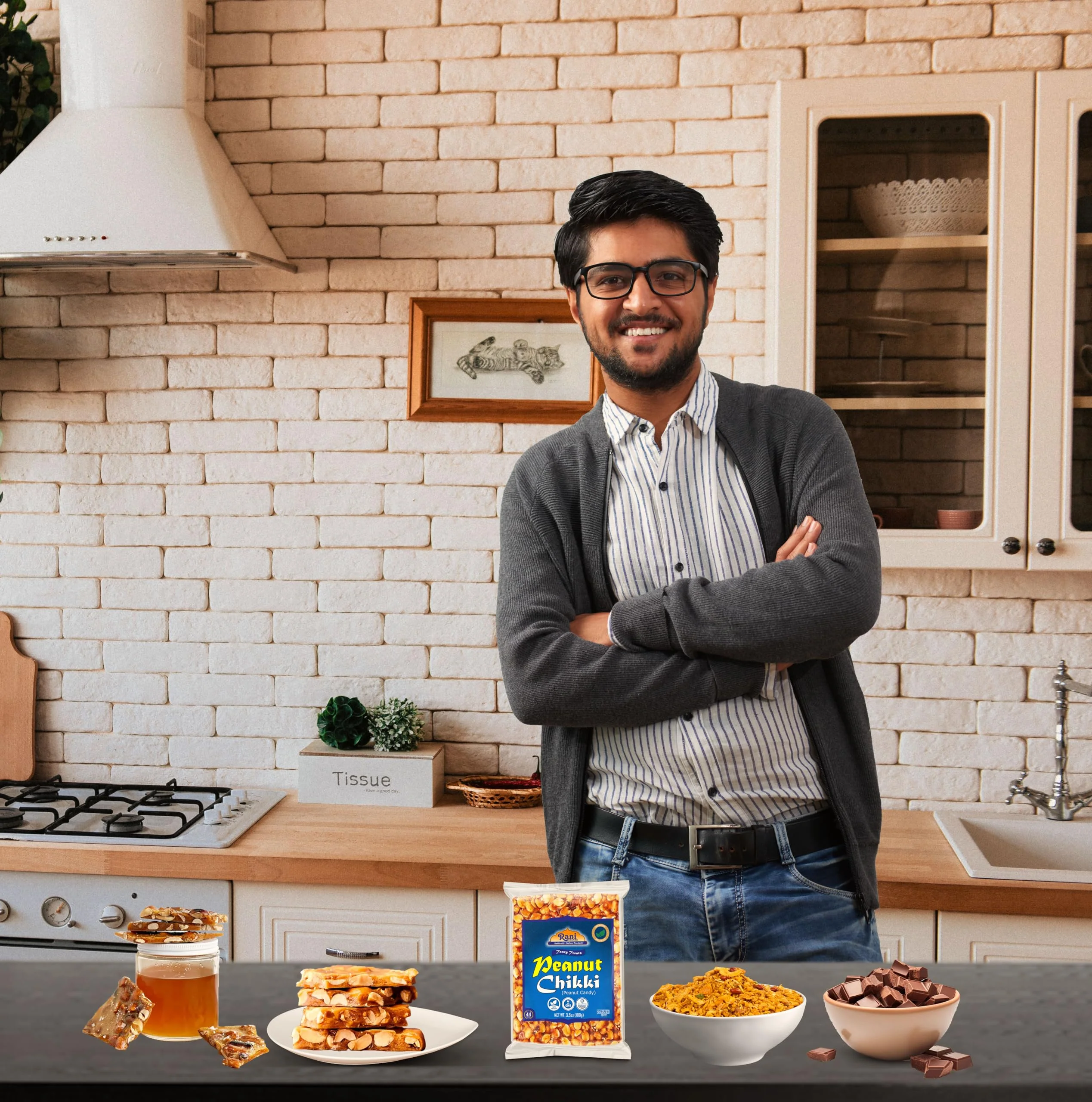 Rani Peanut Chikki (Brittle Candy) 100g (3.5oz) x Pack of 2 ~ All Natural | Vegan | Kosher | No colors | Gluten Friendly | Indian Origin - Image 6