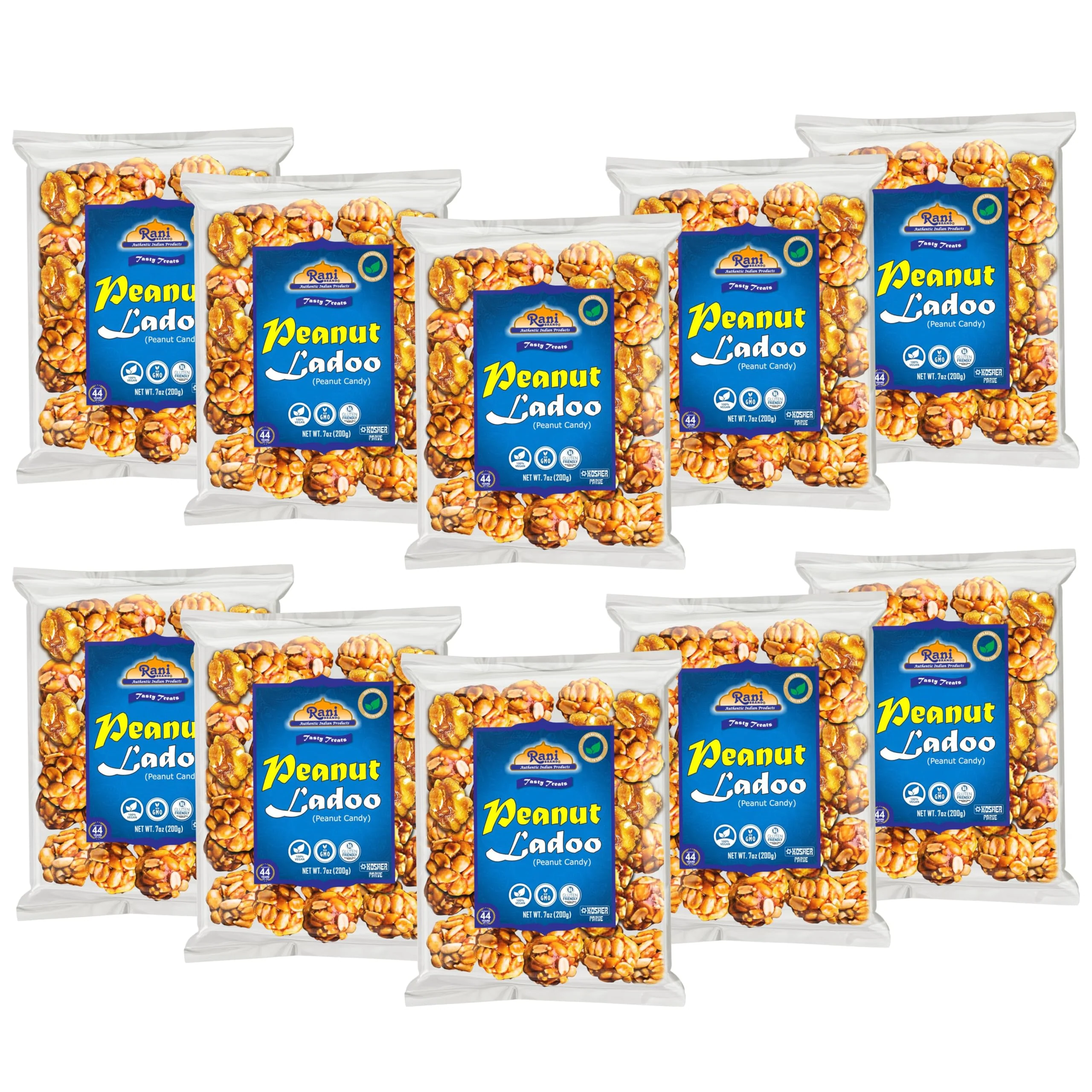 Rani Peanut Ladoo (Round Peanut Brittle Candy) 200g {2 Sizes Available} - Image 5