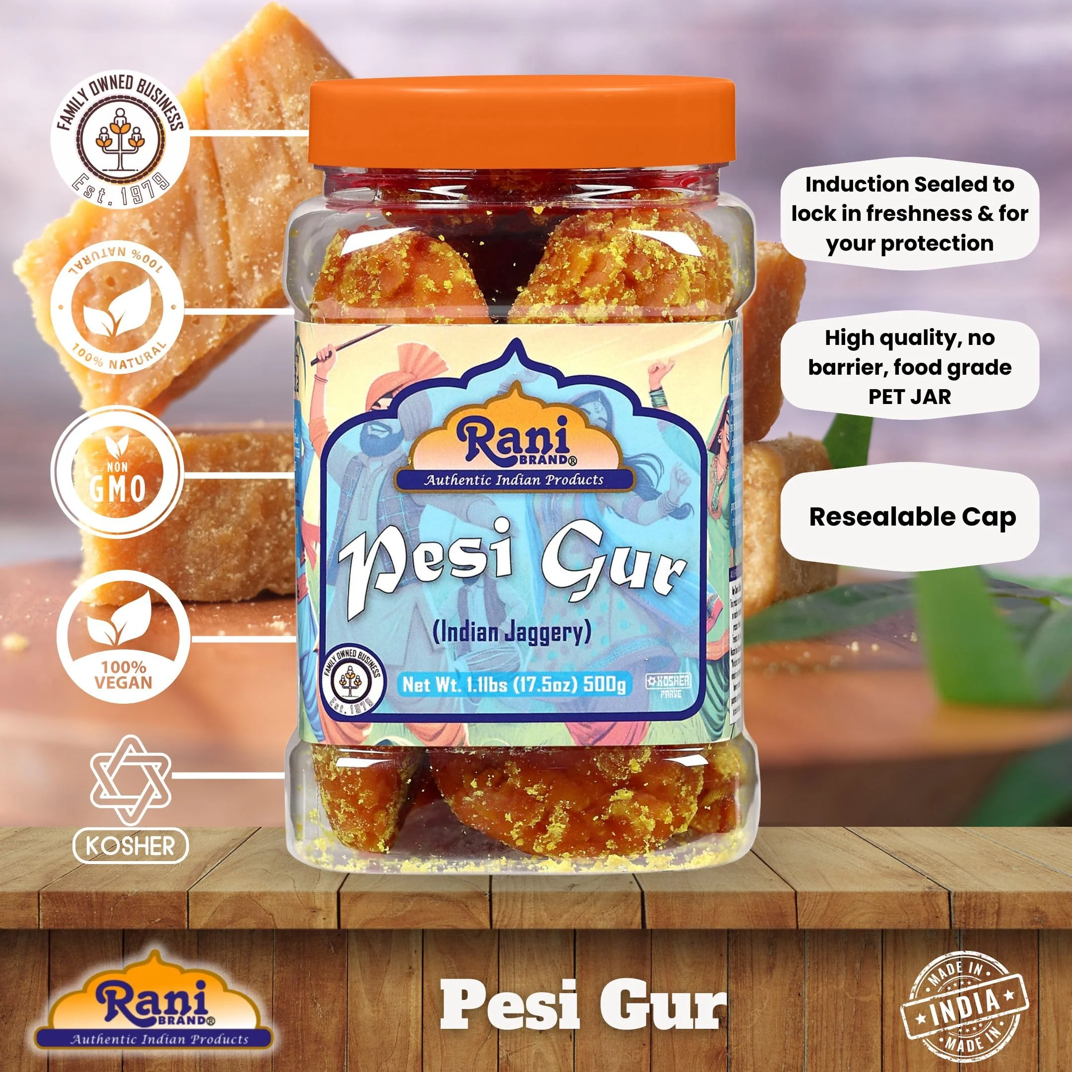 Rani Gur (Jaggery) {9 Sizes Available} - Image 4