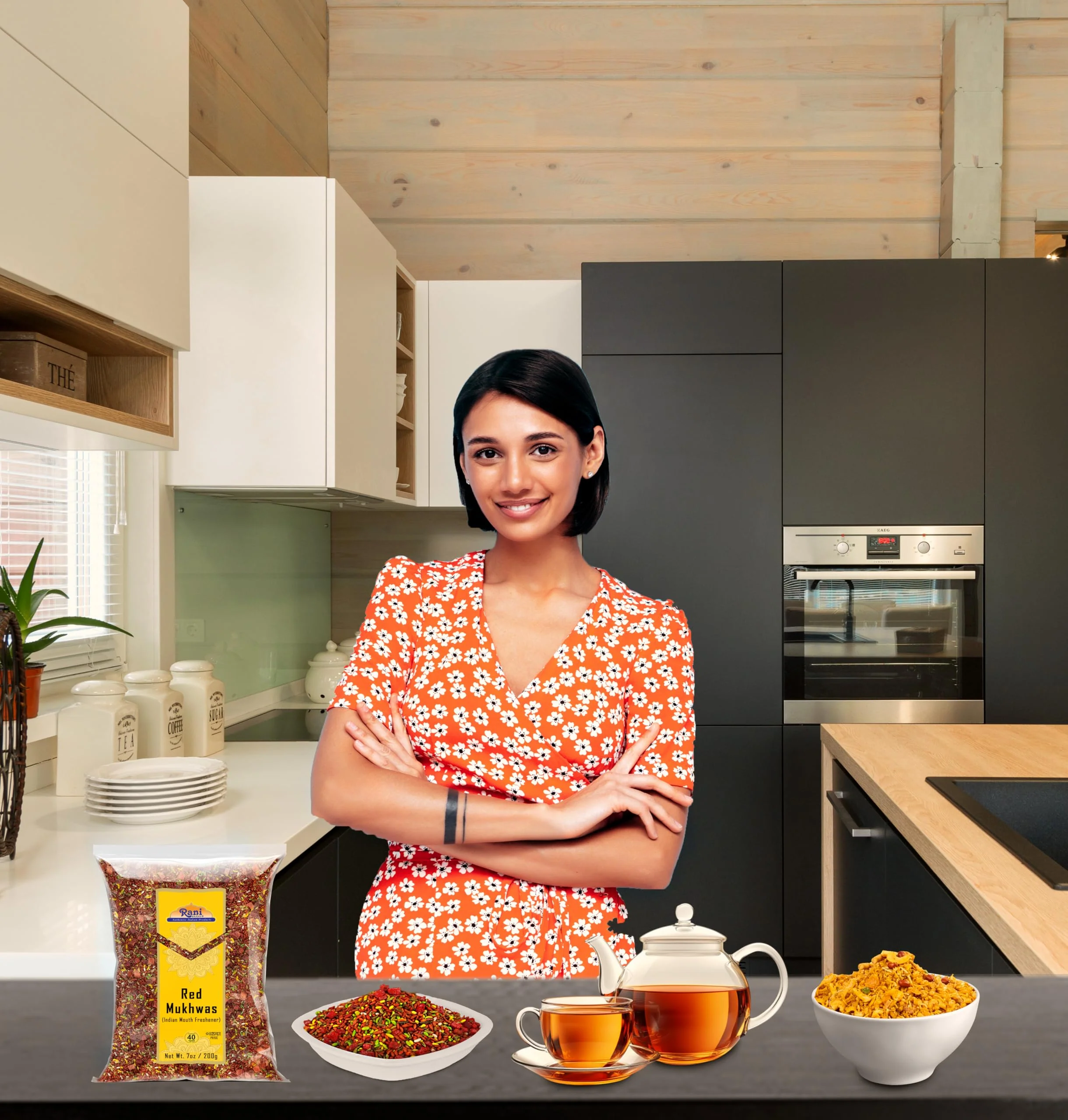 Rani Red Mukhwas (Special Digestive Treat) Indian Candy Mouth Freshener {3 Sizes Available} - Image 8