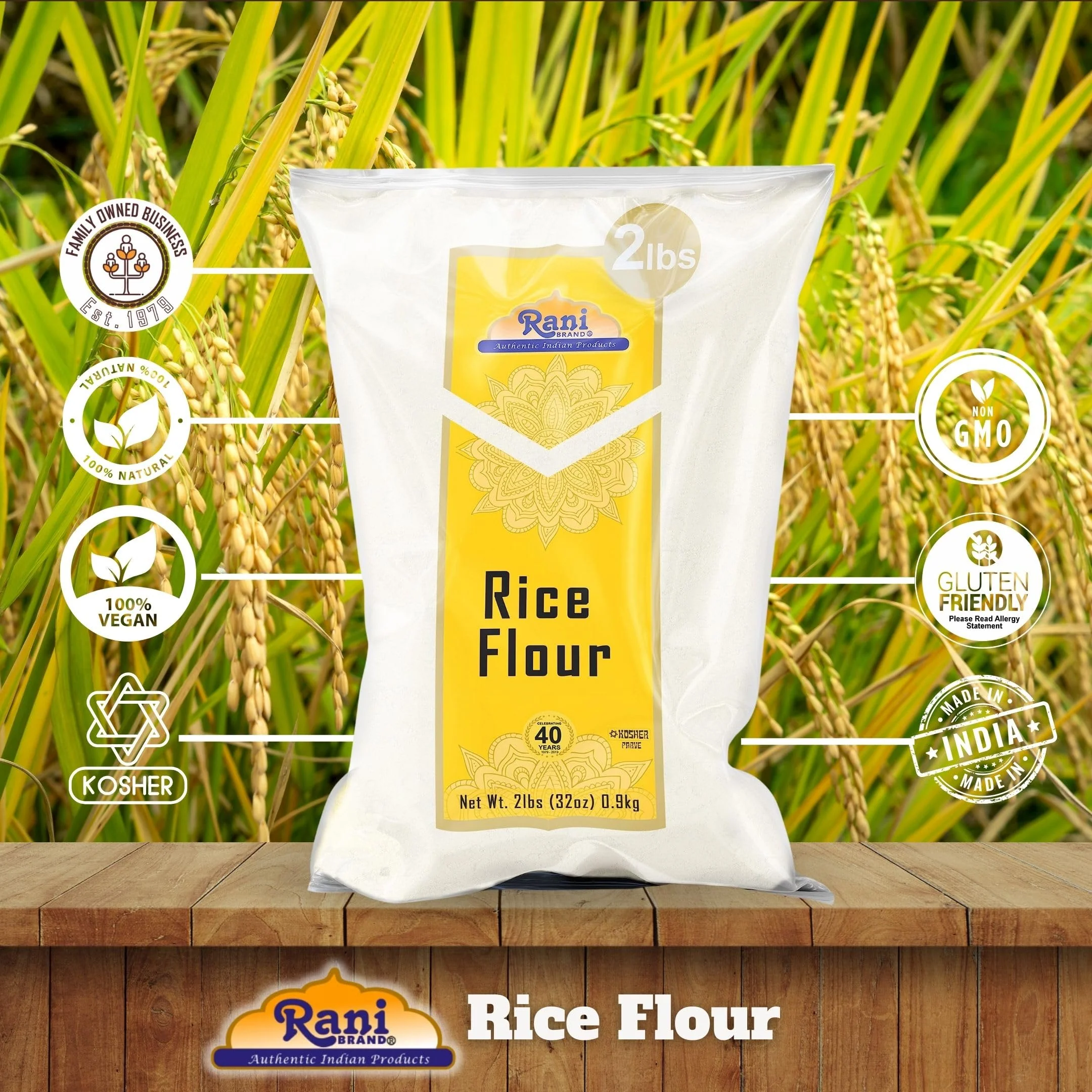 Rani Rice Flour - Poly {2 Sizes Available} - Image 4